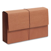 Smead Legal Recycled File Wallet - 15 3/8" x 10" - 7" Expansion - Top Tab Location - Tyvek - Redrope - Open Shelf Filing System, Reinforced Gusset, Elastic Closure, Flap Closure - 30% Recycled - 1 Each