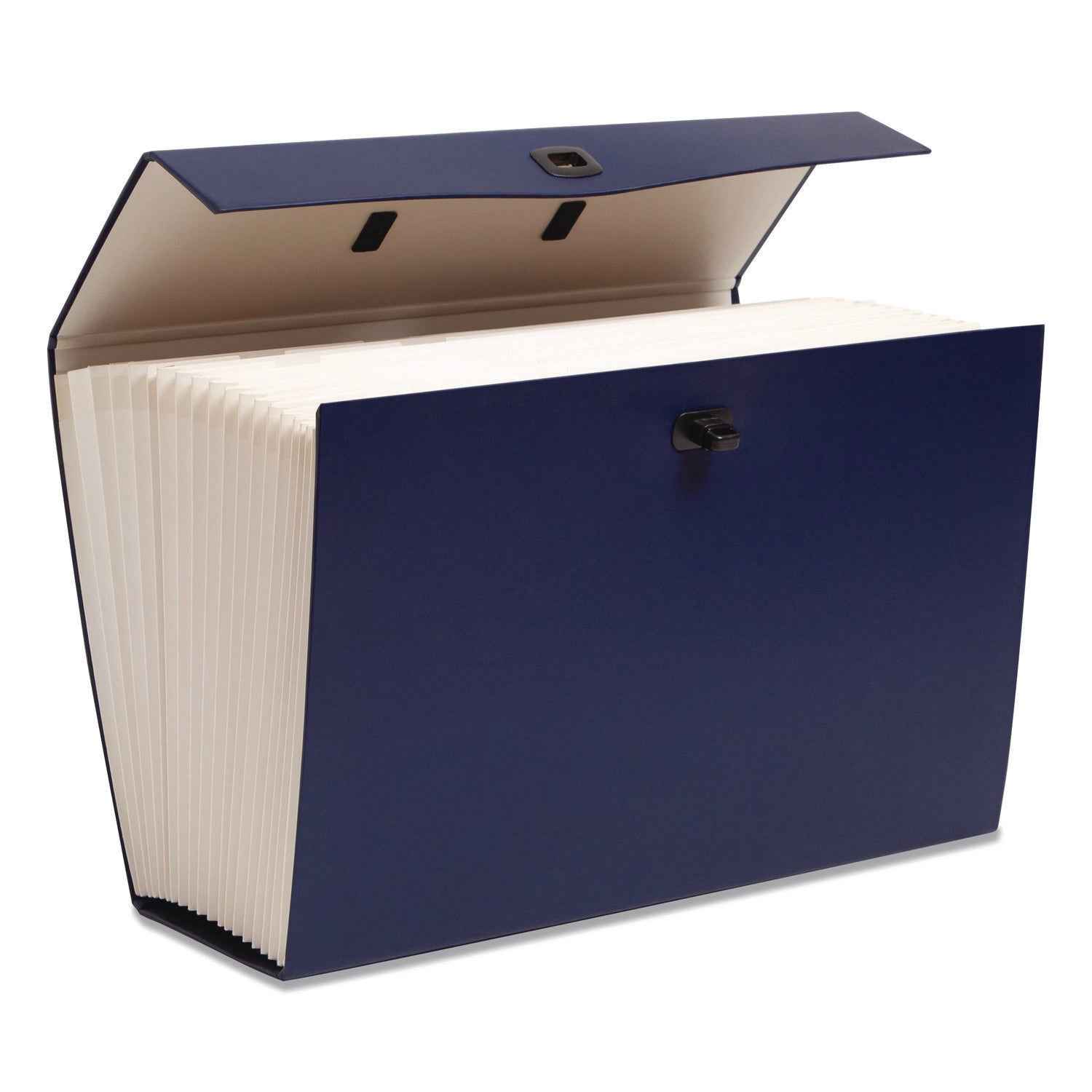 Smead Legal Recycled Expanding File - 8 1/2" x 14" - 19 Pocket(s) - Blue, Green - 15% Paper Recycled - 1 Each