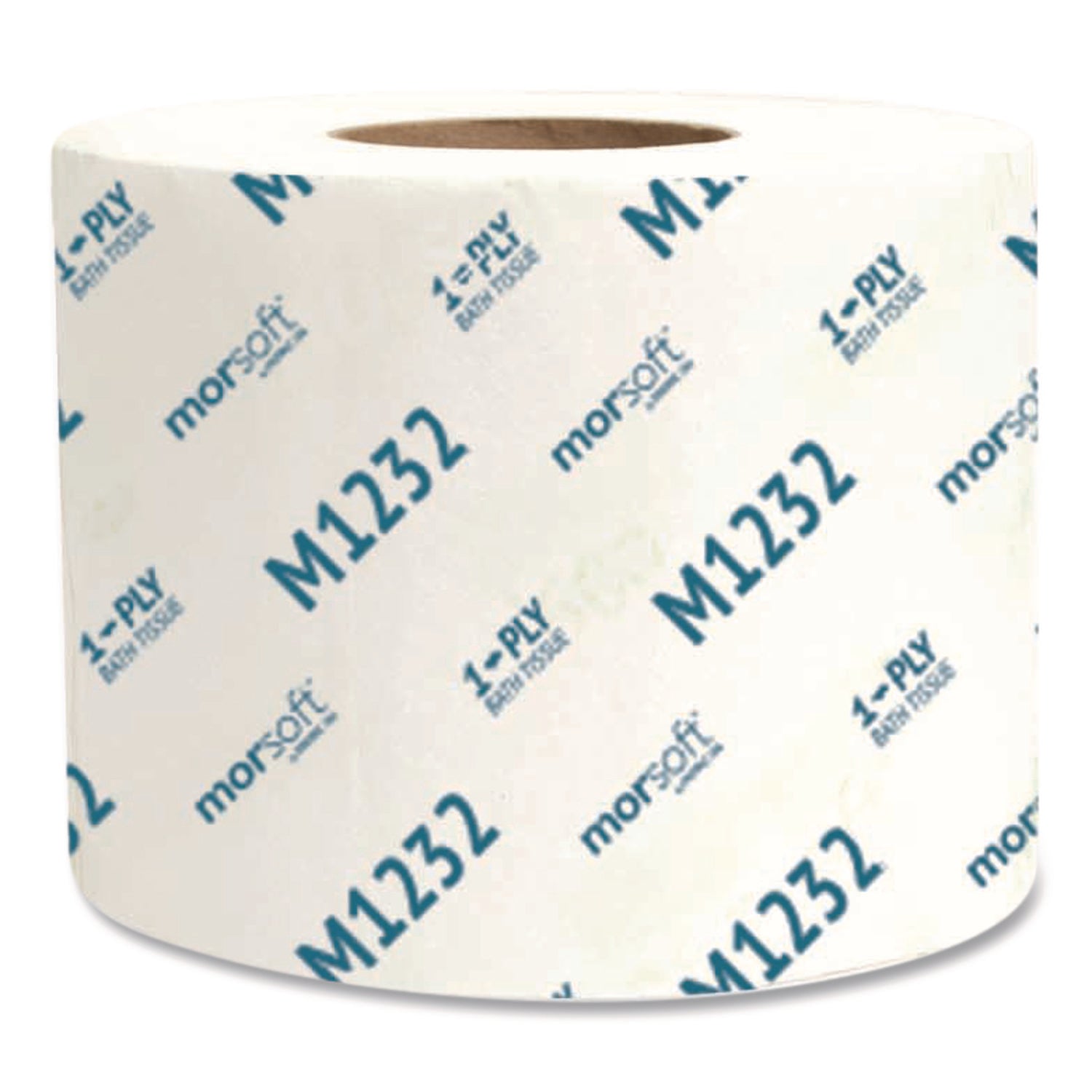 Morsoft Controlled Bath Tissue, Septic Safe, 1-Ply, White, 1,200 Sheets/Roll, 48 Rolls/Carton