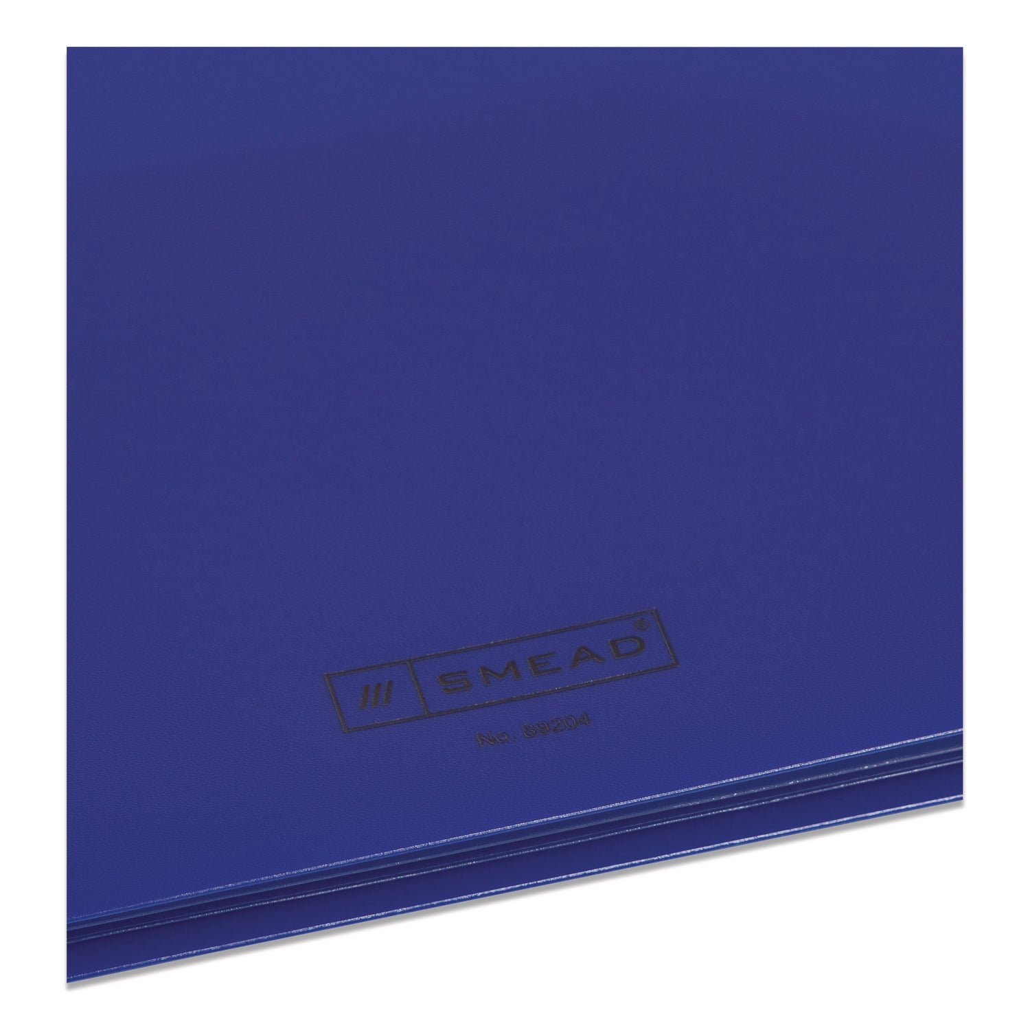 Smead Letter Pocket Folder - 8 1/2" x 11" - 10 Pocket(s) - Dark Blue, Teal - Acid-free - 2/Pack - 15 / Carton
