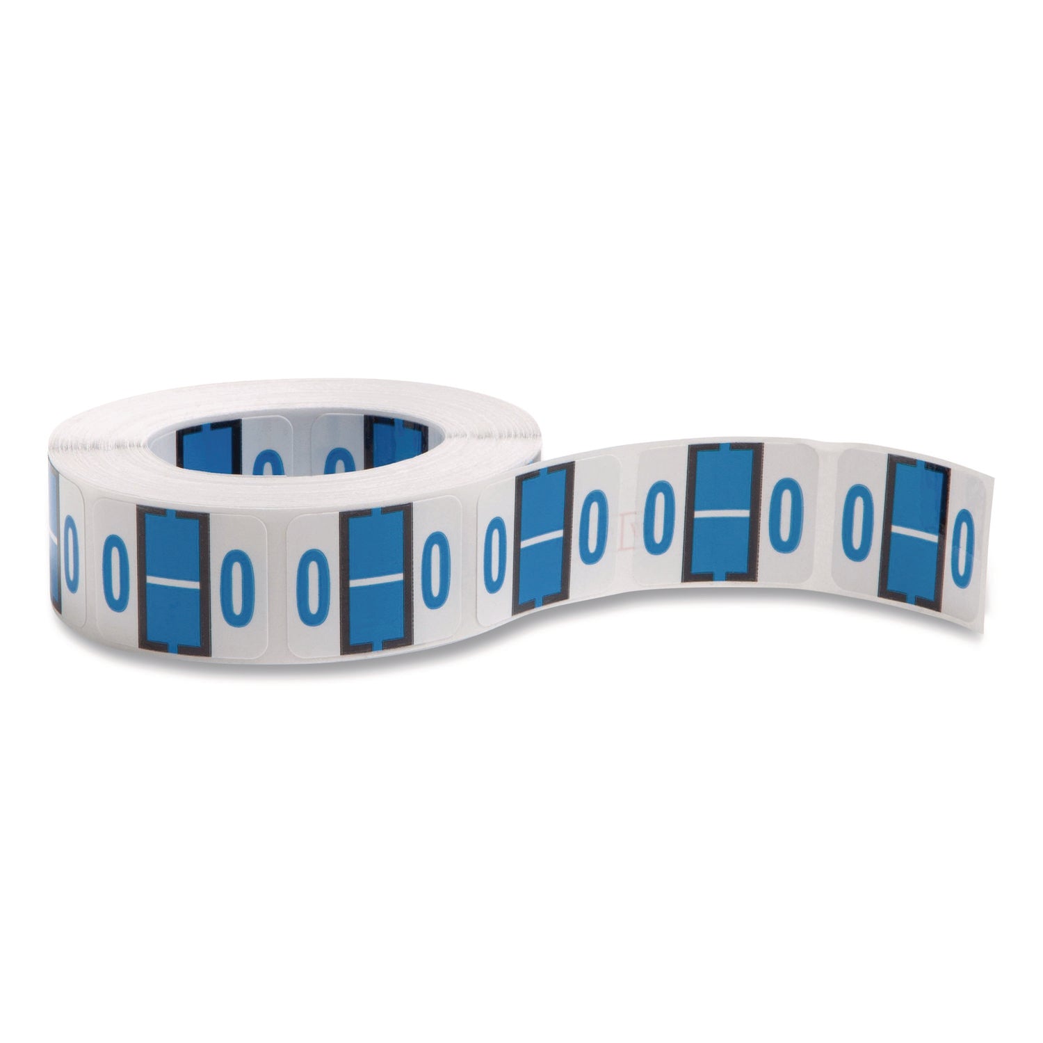 Smead BCCR Bar-Style Color-Coded Labels - O - x 1 1/4" Width x 1" Length - Blue - Laminated - 1 Roll
