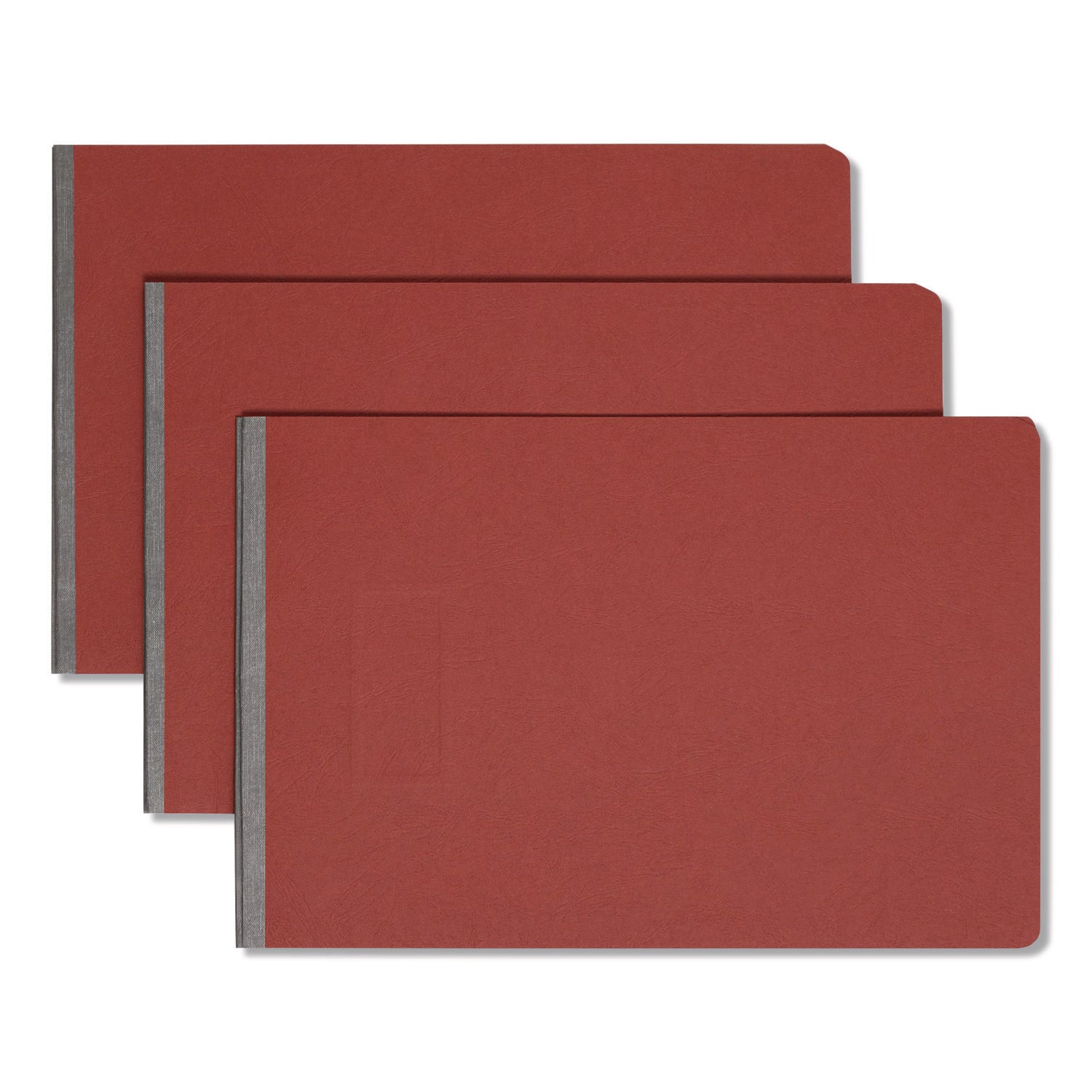 Smead Premium Pressboard Recycled Fastener Folder - 3" Folder Capacity - 11" x 17" - 3" Expansion - 1 Fastener(s) - 25 pt. - Pressboard - Red - Reinforced Hinge, Heavy Duty, Moisture Resistant, Stain Resistant - 100% Recycled - 1 Each