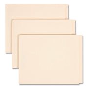 Smead Straight Tab Cut Letter Recycled Fastener Folder - 8 1/2" x 11" - 2 x 2B Fastener(s) - 1 Pocket(s) - 11 pt. - 2 Plys - Manila - 10% Recycled - 50 / Box