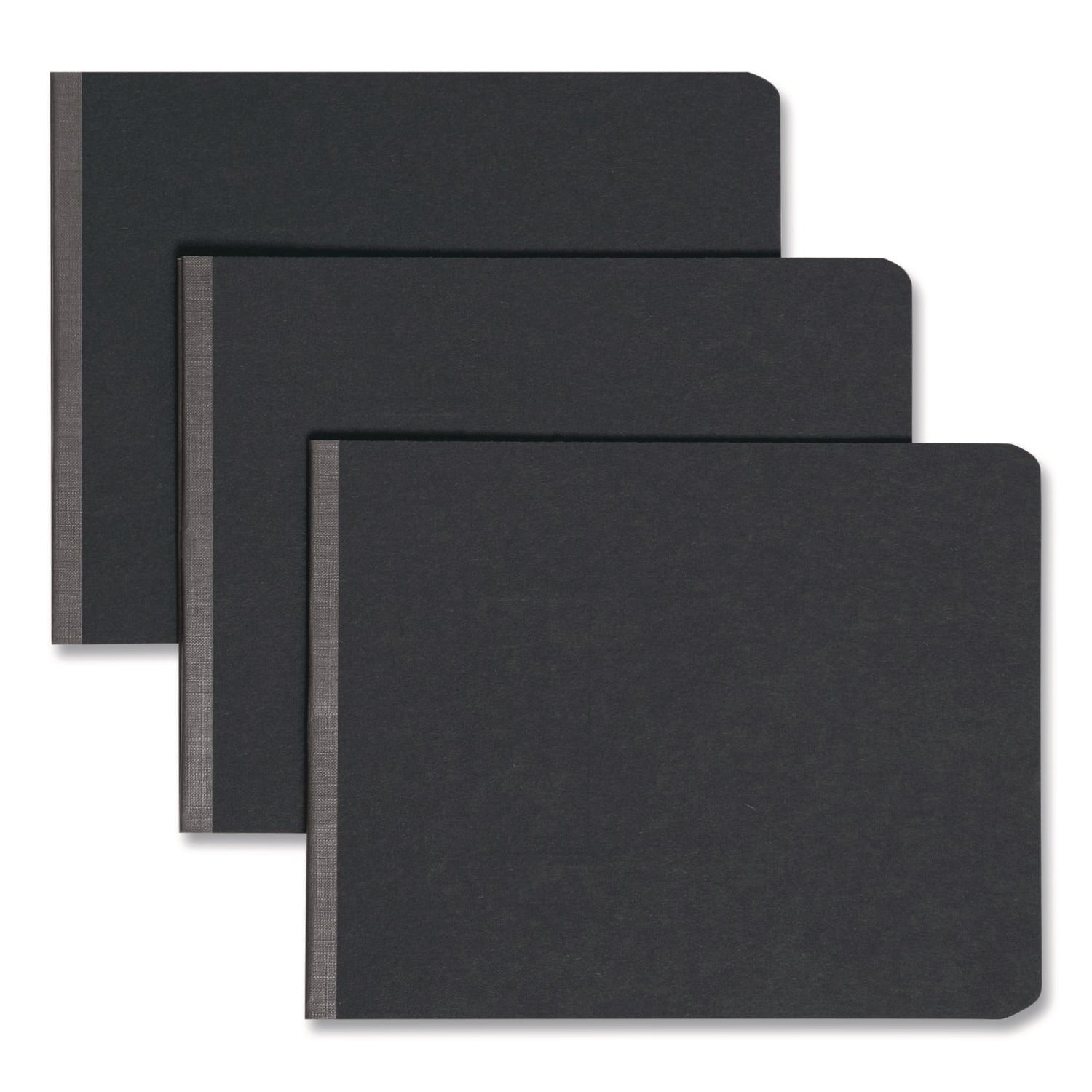 Smead Recycled Report Cover - 2" Folder Capacity - 8 1/2" x 11" - 2" Expansion - 1 Fastener(s) - 25 pt. - Pressboard - Black - Metal Compressor, Hinged - 100% Paper Recycled - 1 Each