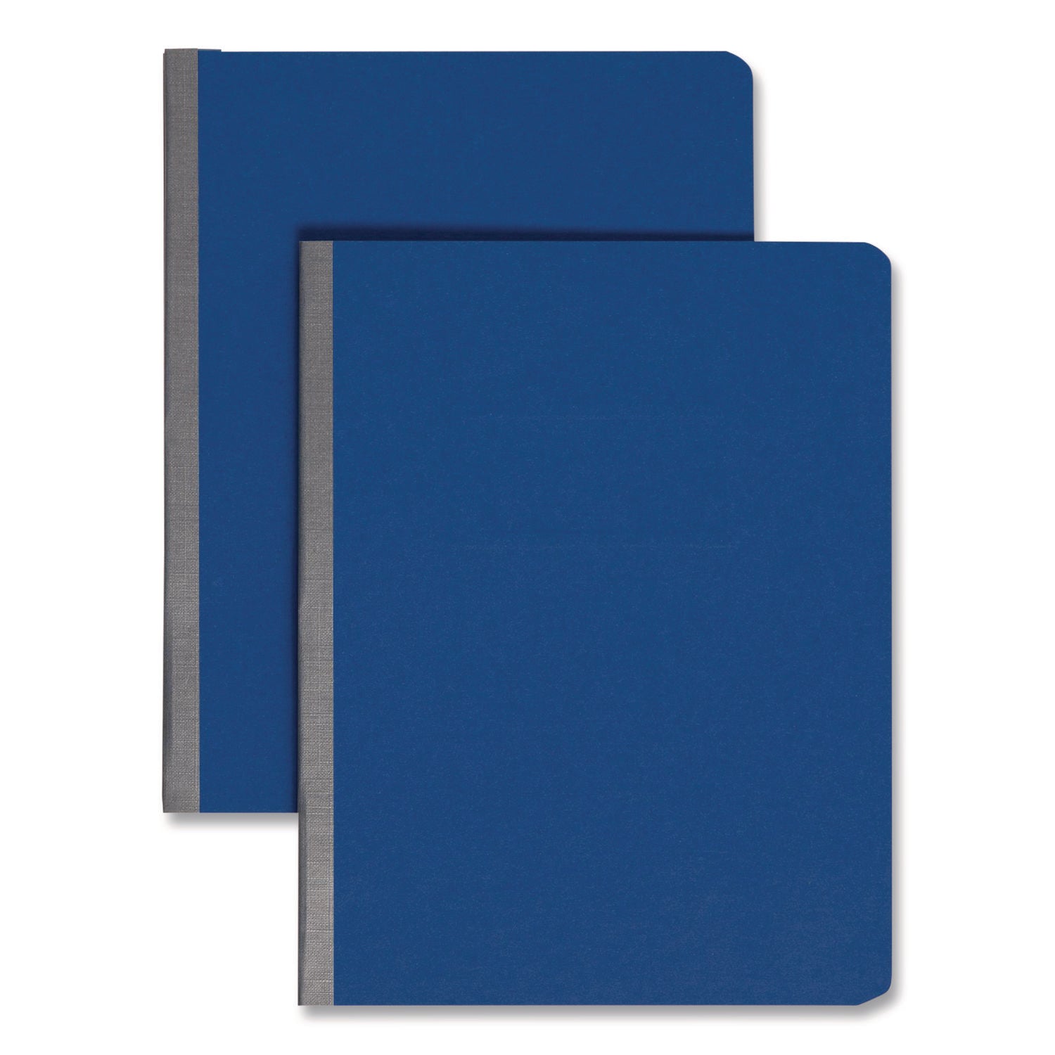 Smead Letter Recycled Fastener Folder - 8 1/2" x 11" - 3" Expansion - 1 Fastener(s) - 25 pt. - Pressboard - Dark Blue - Metal Compressor, Hinged - 100% Paper Recycled - 1 Each