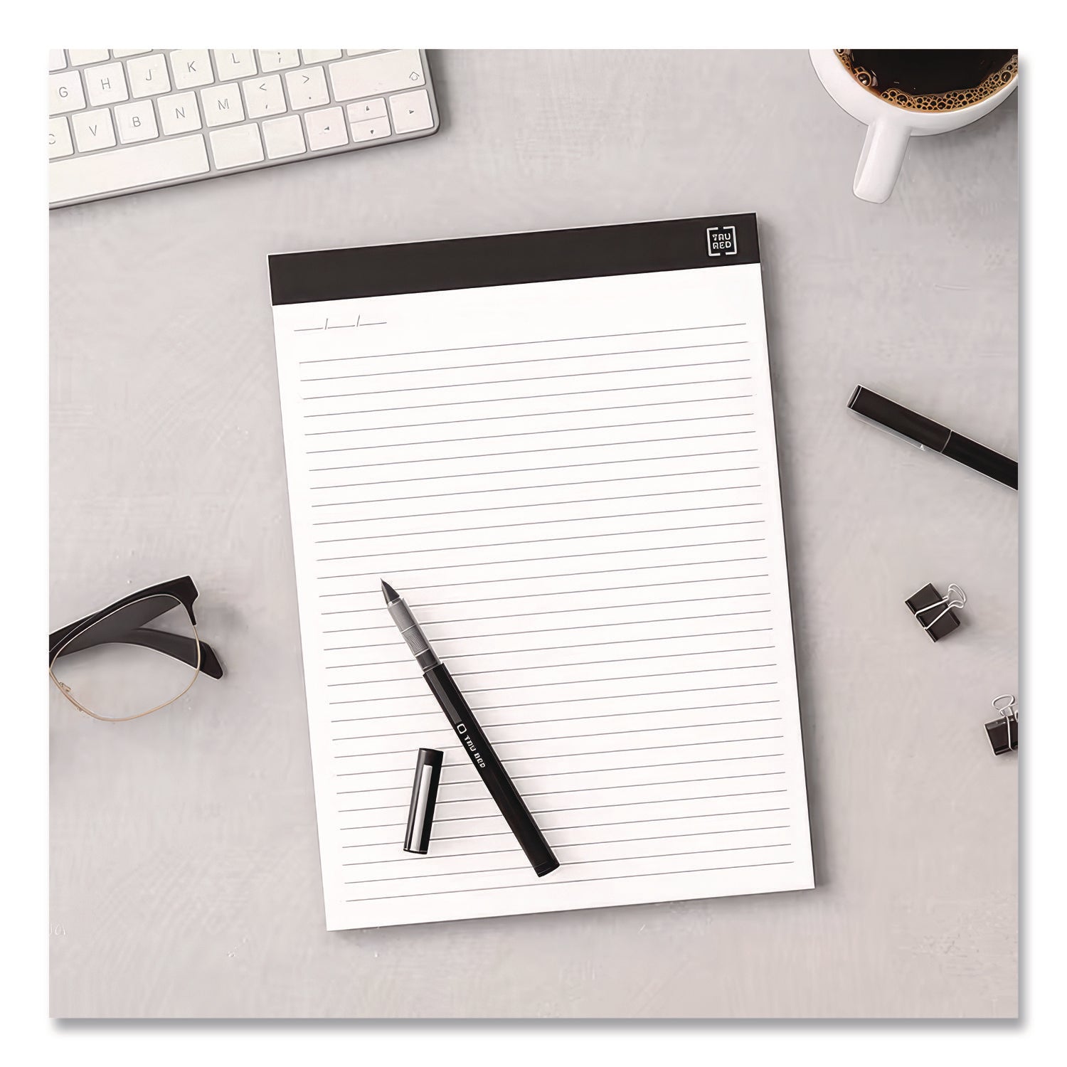 Notepads, Project-Management Format, 50 White 8.5 X 11.75 Sheets, 6/pack