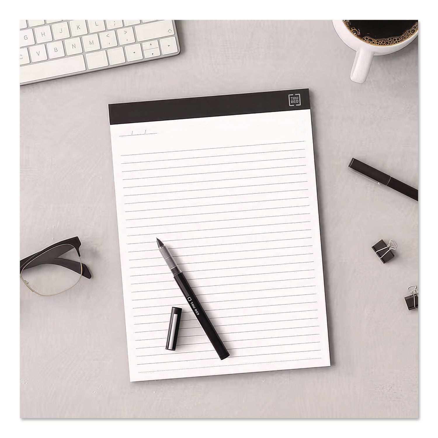 Notepads, Wide/legal Rule, 50 White 8.5 X 11.75 Sheets, 12/pack