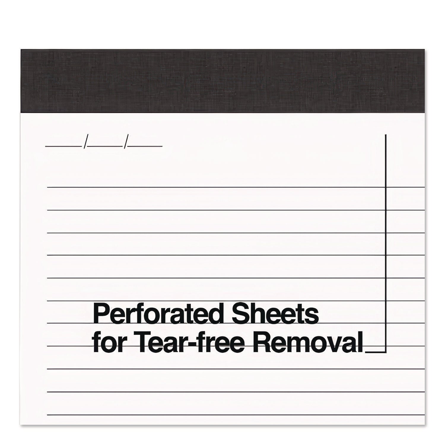 Notepads, Narrow Rule, 50 White 8.5 X 11.75 Sheets, 12/pack