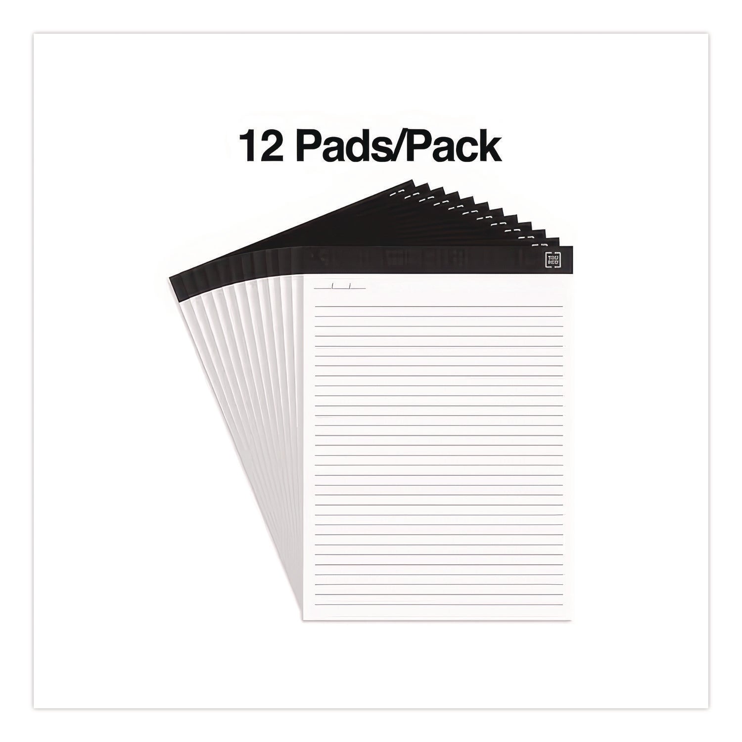 Notepads, Narrow Rule, 50 White 8.5 X 11.75 Sheets, 12/pack