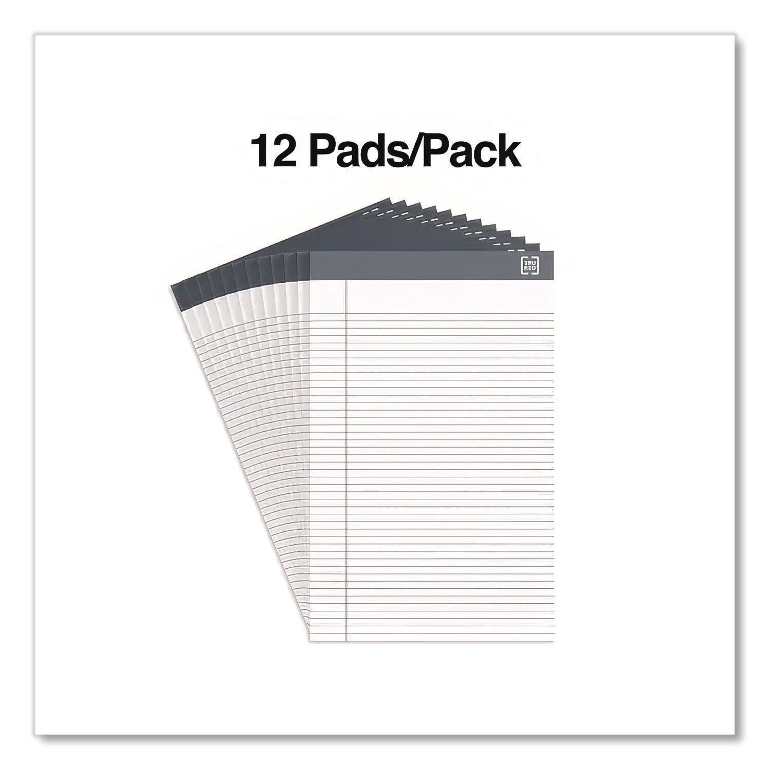 Notepads, Narrow Rule, 50 White 5 X 8 Sheets, 12/pack