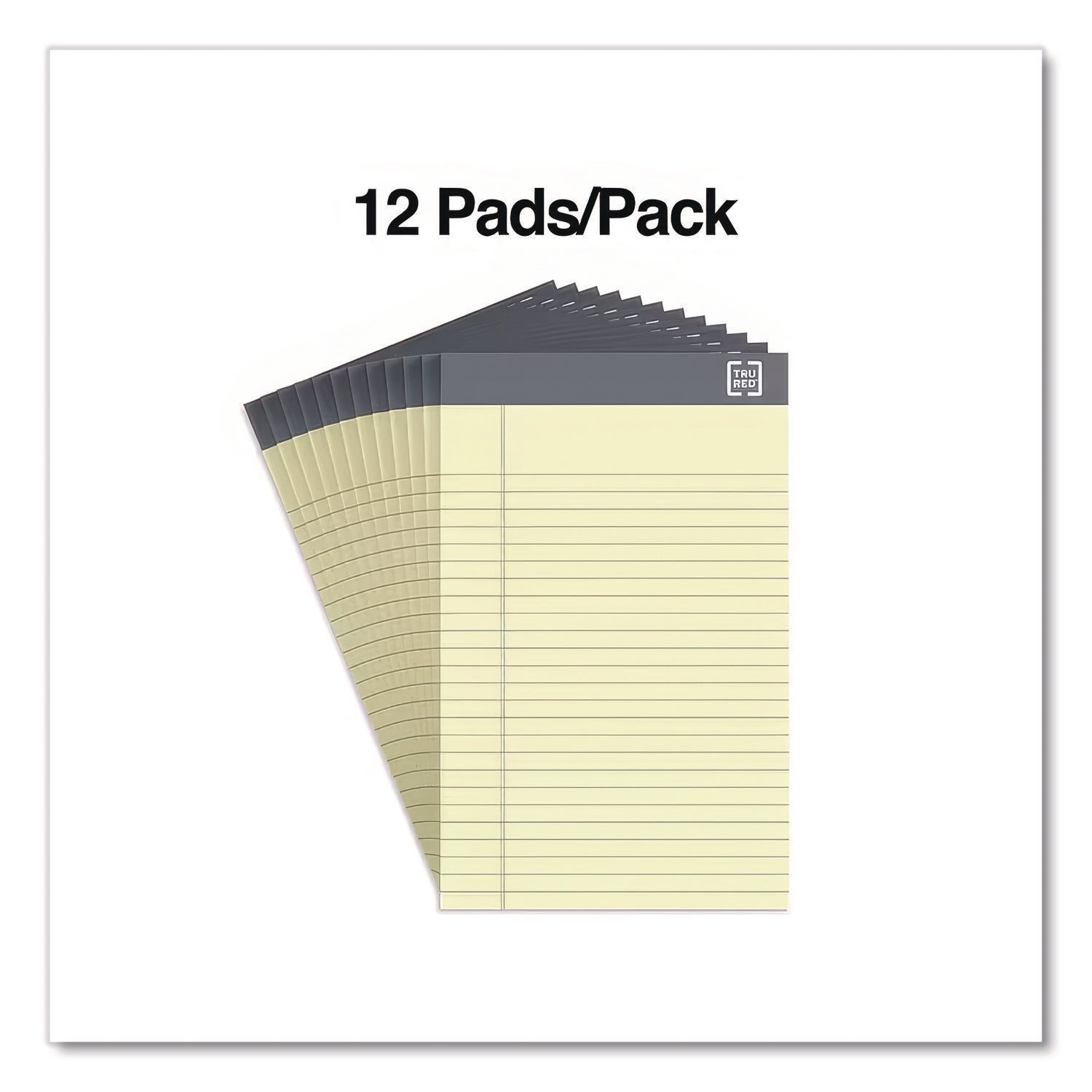 Notepads, Narrow Rule, 50 Canary-Yellow 5 X 8 Sheets, 12/pack
