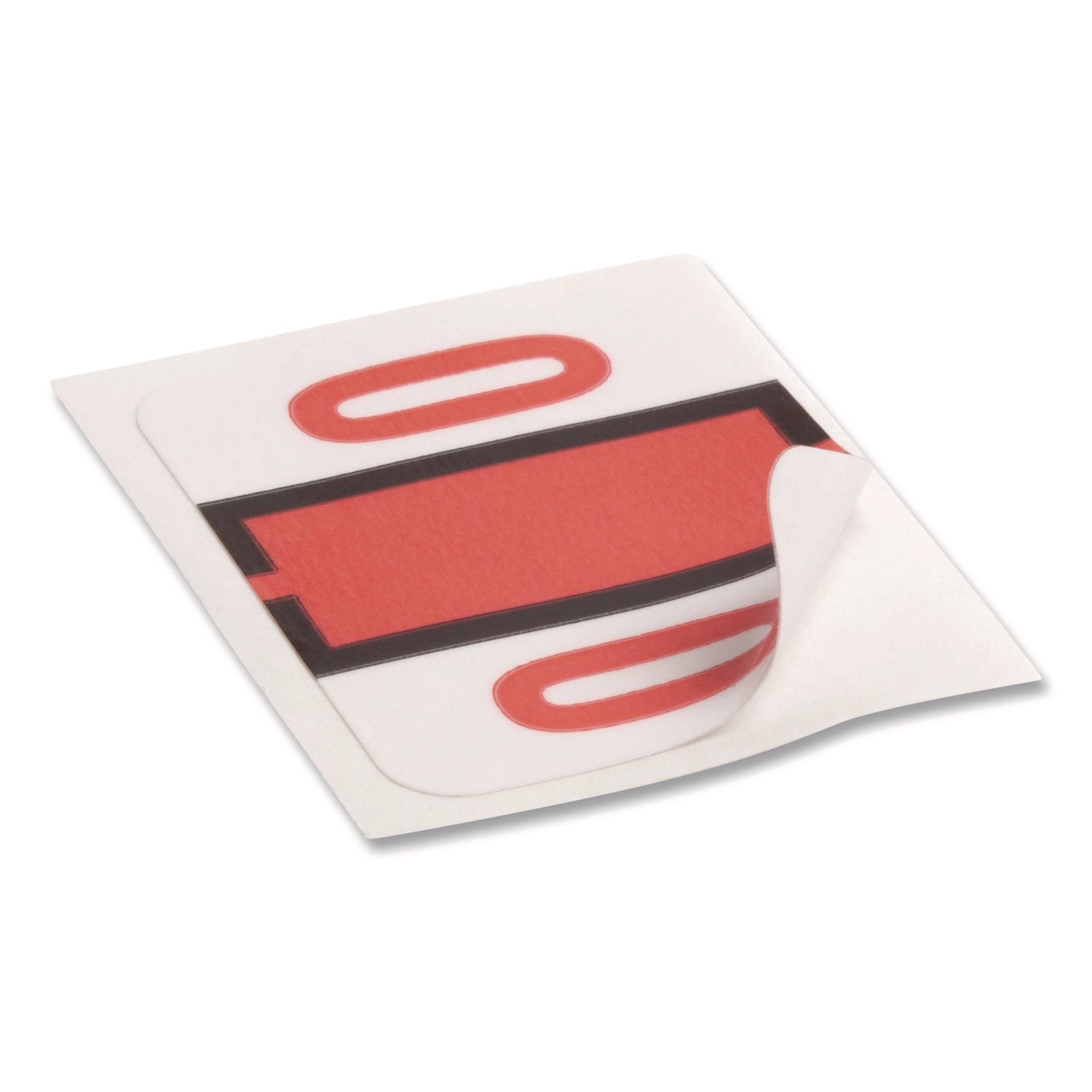 Smead BCCRN Bar-Style Color-Coded Labels - 0 - x 1 1/4" Width x 1" Length - Pink - Laminated - 500 / Roll