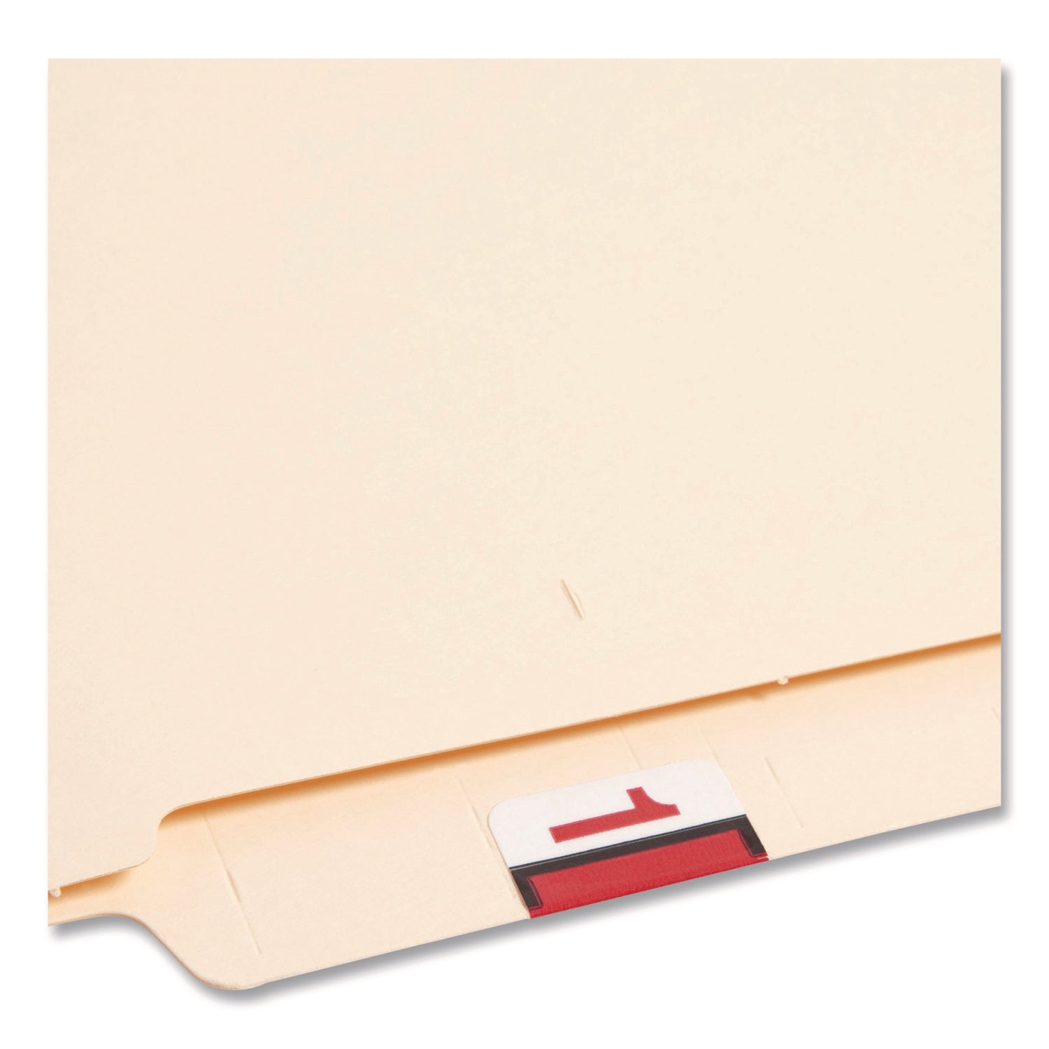 Smead BCCRN Bar-Style Color-Coded Labels - 1 - x 1 1/4" Width x 1" Length - Red - Laminated - 500 / Roll