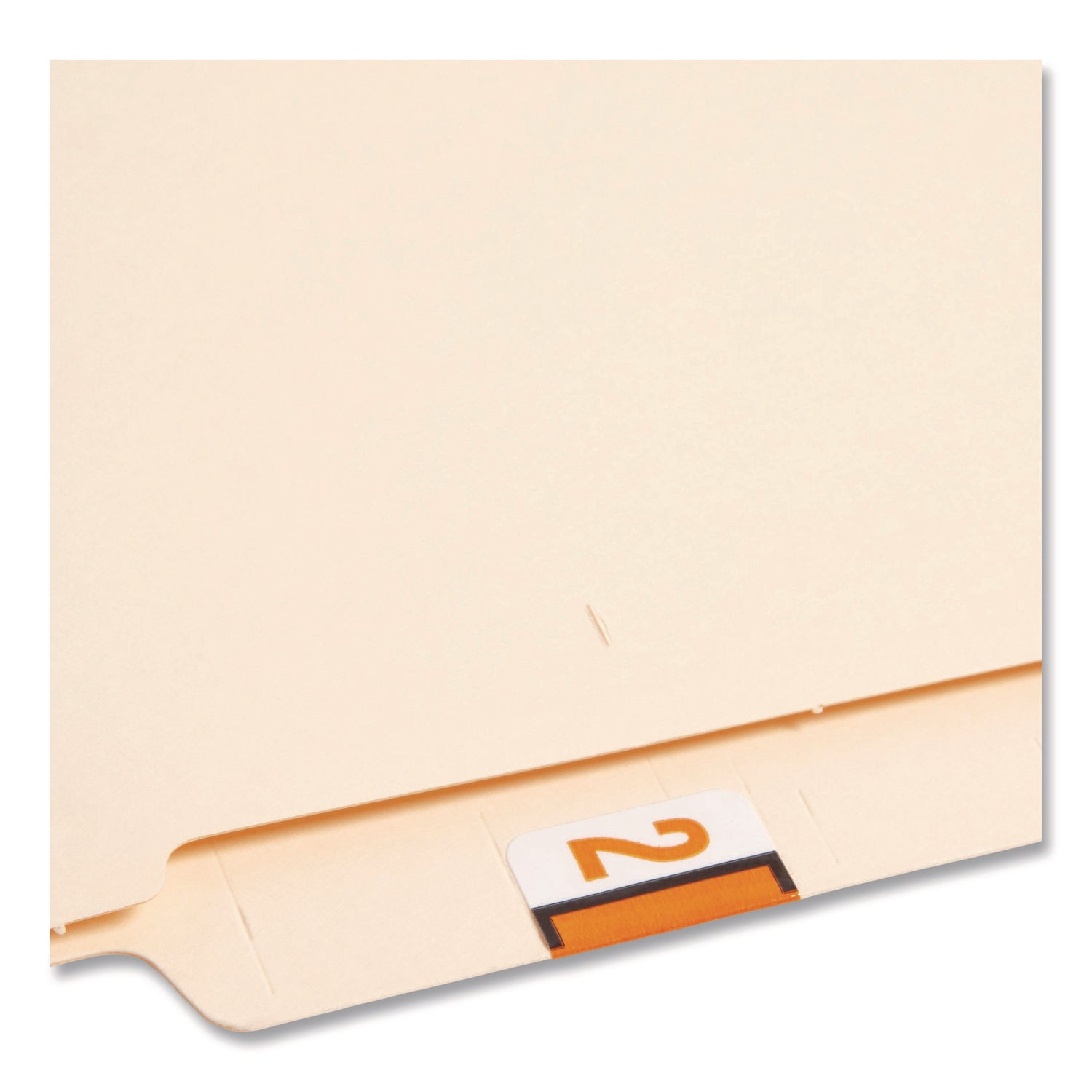 Smead BCCRN Bar-Style Color-Coded Labels - 2 - x 1 1/4" Width x 1" Length - Light Orange - Laminated - 500 / Roll