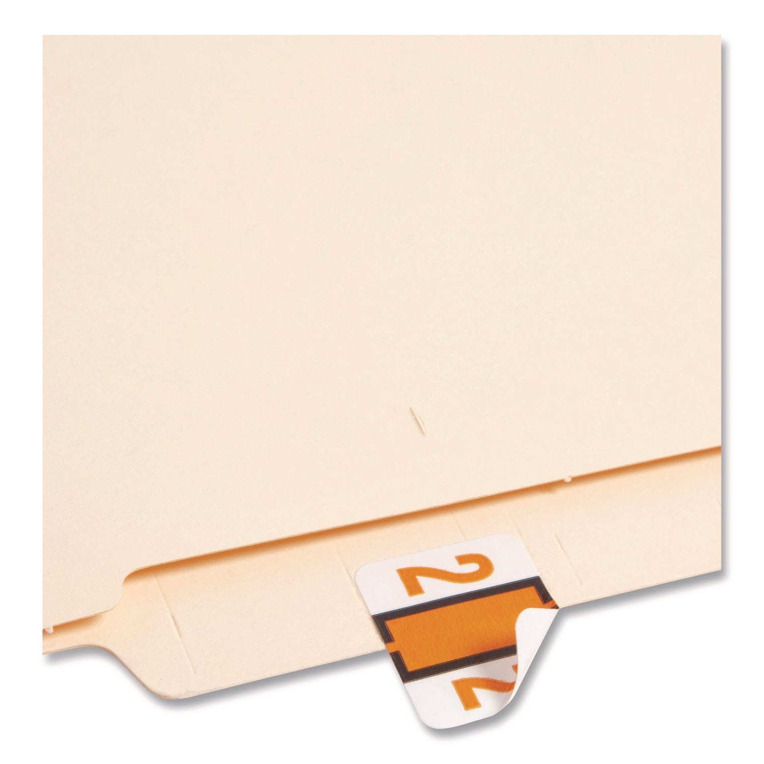Smead BCCRN Bar-Style Color-Coded Labels - 2 - x 1 1/4" Width x 1" Length - Light Orange - Laminated - 500 / Roll