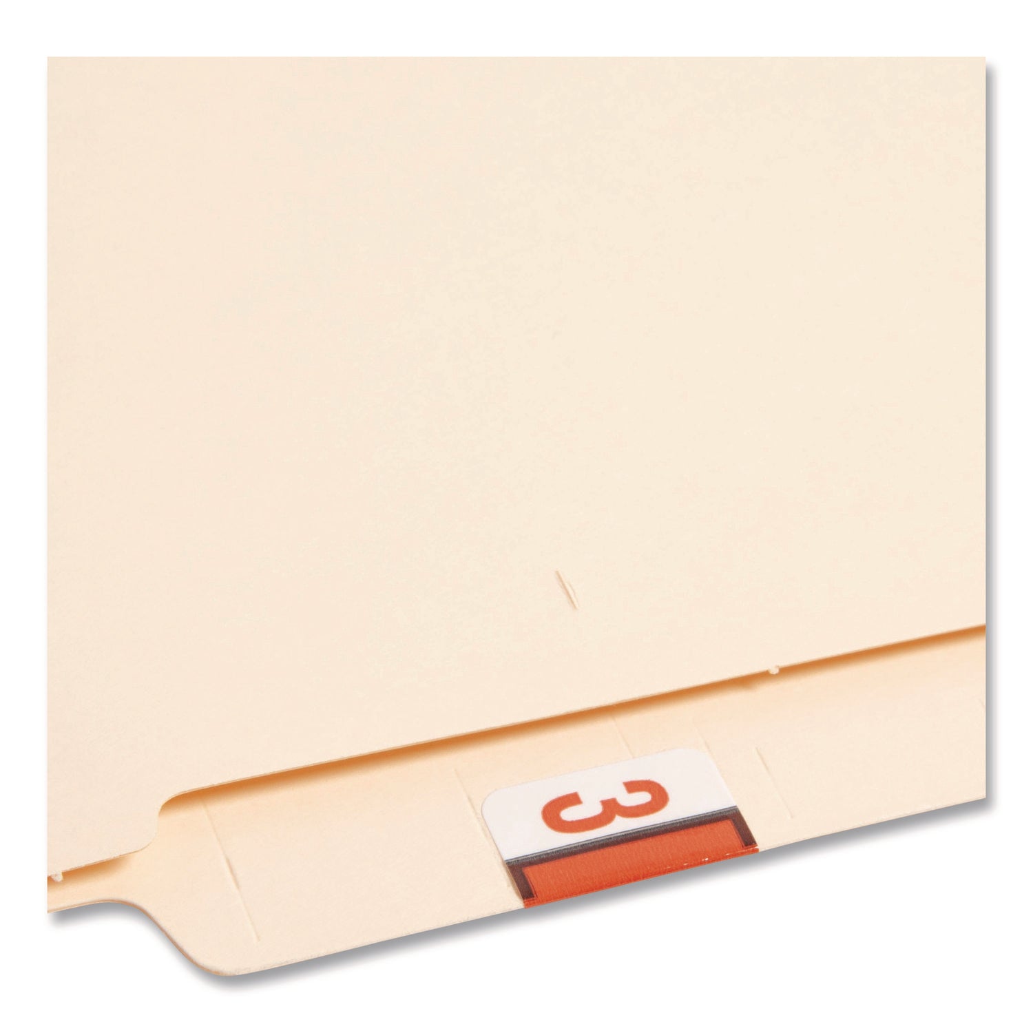 Smead BCCRN Bar-Style Color-Coded Labels - 3 - x 1 1/4" Width x 1" Length - Dark Orange - Laminated - 500 / Roll