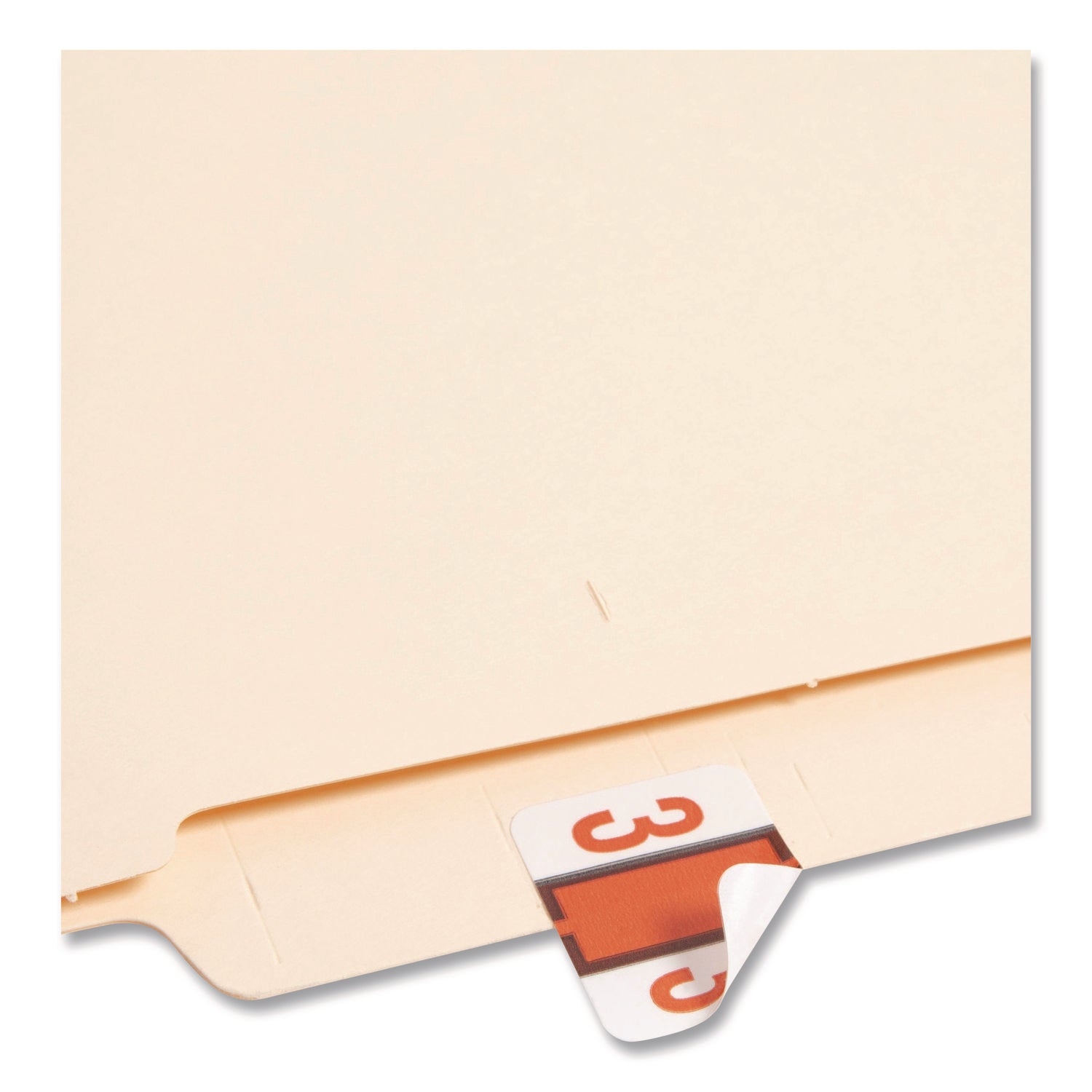 Smead BCCRN Bar-Style Color-Coded Labels - 3 - x 1 1/4" Width x 1" Length - Dark Orange - Laminated - 500 / Roll