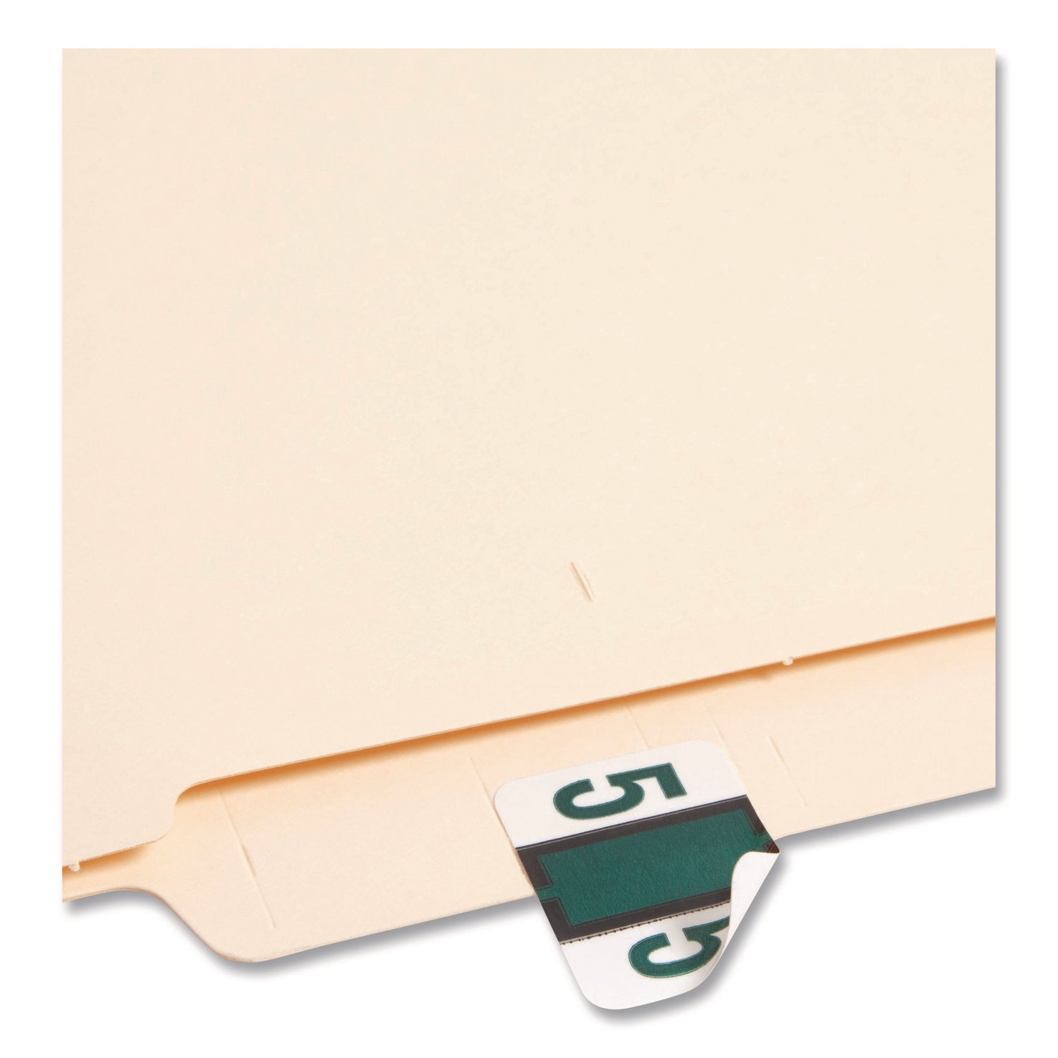 Smead BCCRN Bar-Style Color-Coded Labels - 5 - x 1 1/4" Width x 1" Length - Dark Green - Laminated - 500 / Roll
