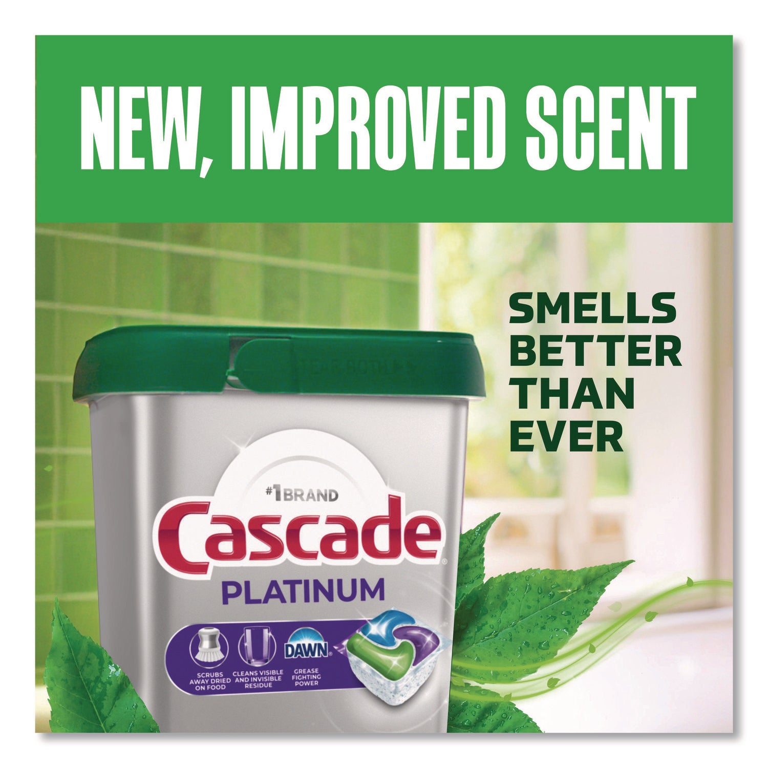 ActionPacs, Fresh Scent, 31.8 oz, 59 Pacs/Tub, 3 Tubs/Carton