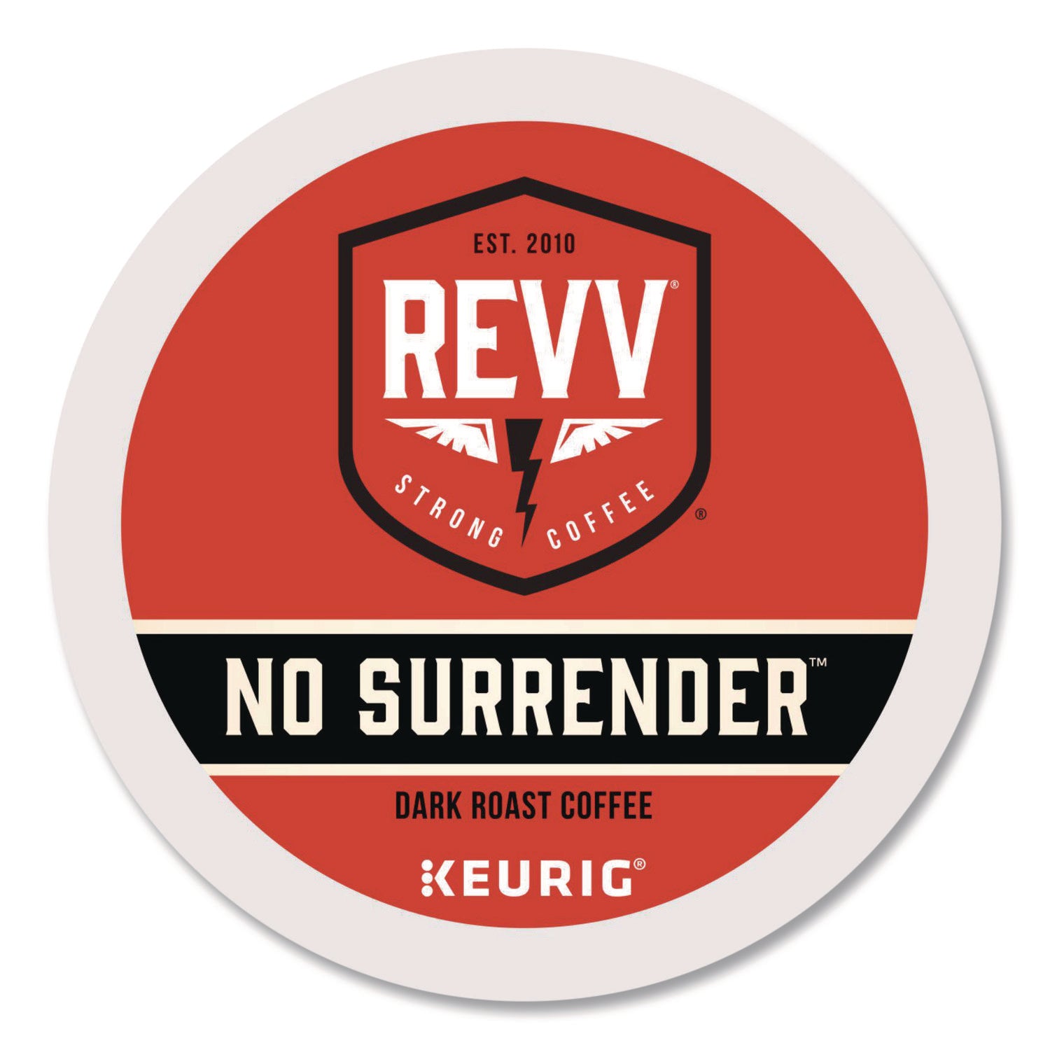 No Surrender K-Cup, Dark Roast, K-Cup, 24/box