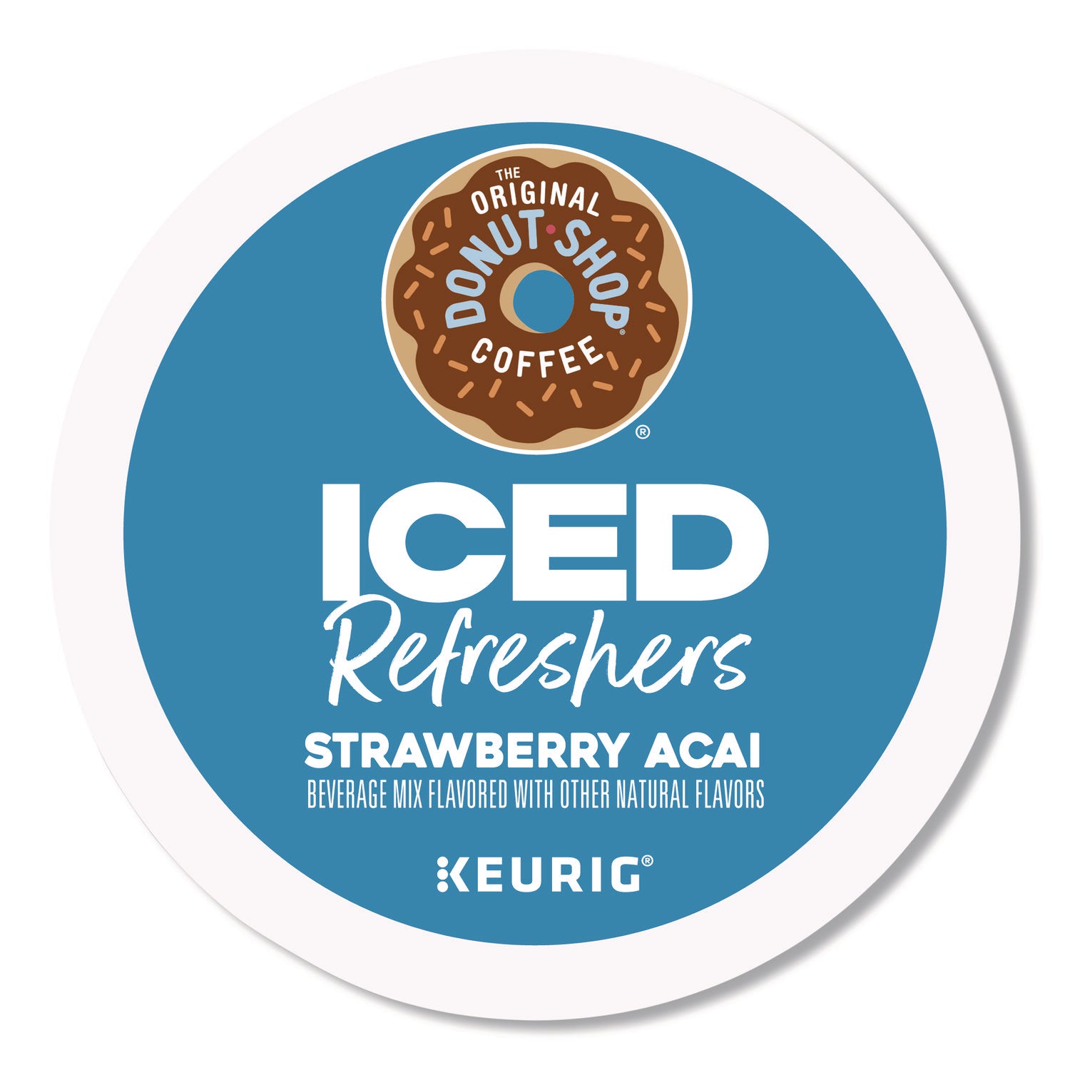 The Original Donut Shop&reg; Iced Refreshers - Strawberry Acai - 20 / Box
