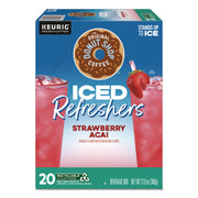 The Original Donut Shop&reg; Iced Refreshers - Strawberry Acai - 20 / Box