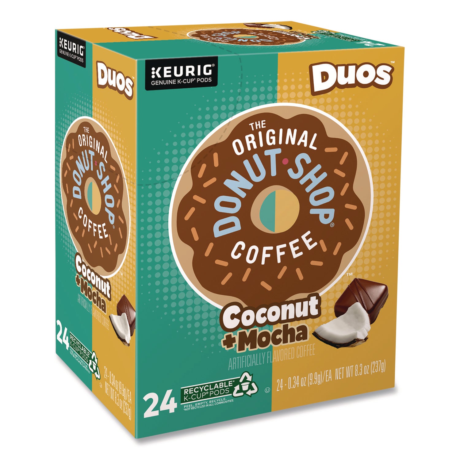 Compatible with Keurig Brewer - Regular - Medium - K-Cup, Pod - Coconut Mocha - Kosher - 24 / Box
