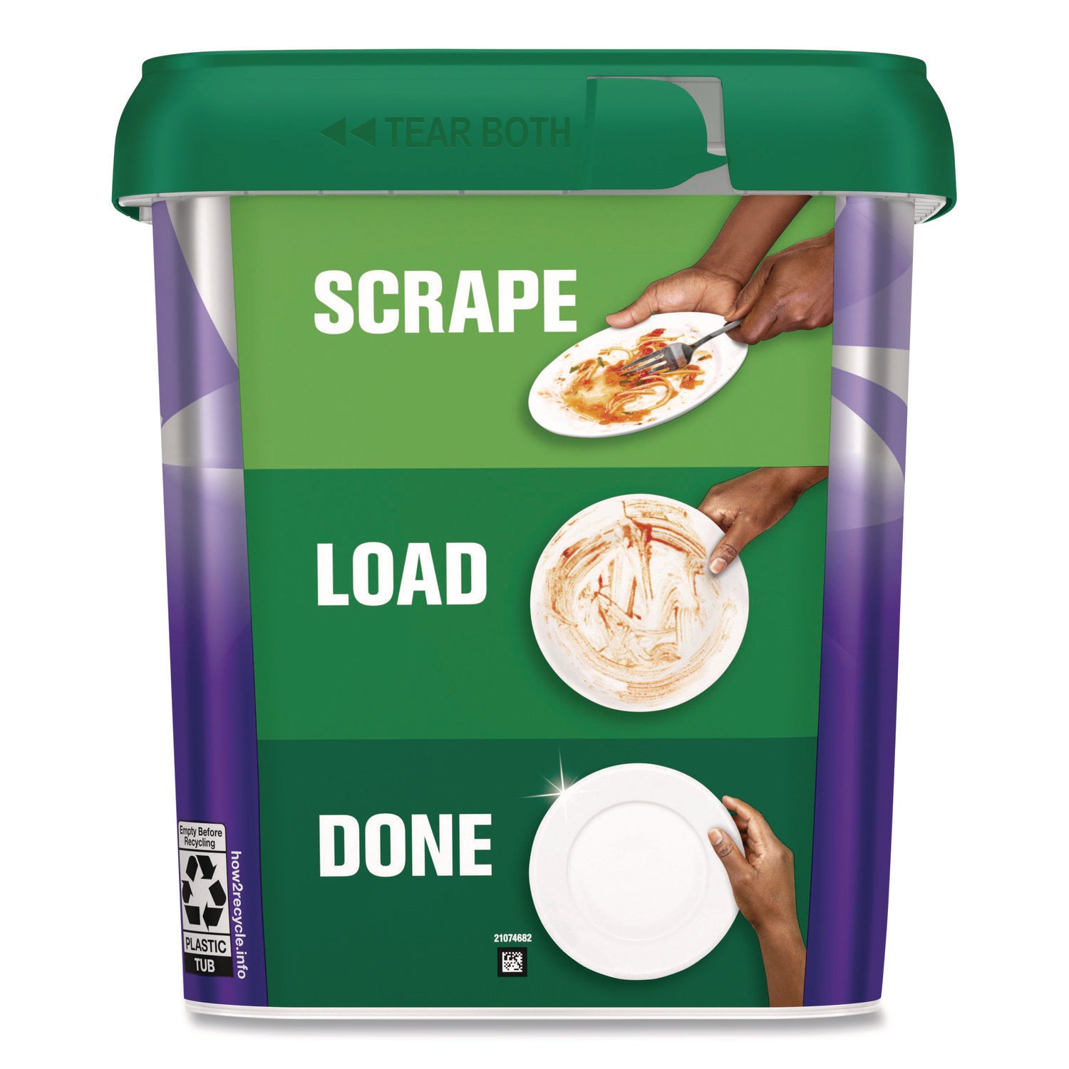 Cascade Platinum Plus ActionPacs, Fresh Scent, Purple, 47 Packs per Carton, 3 Cartons