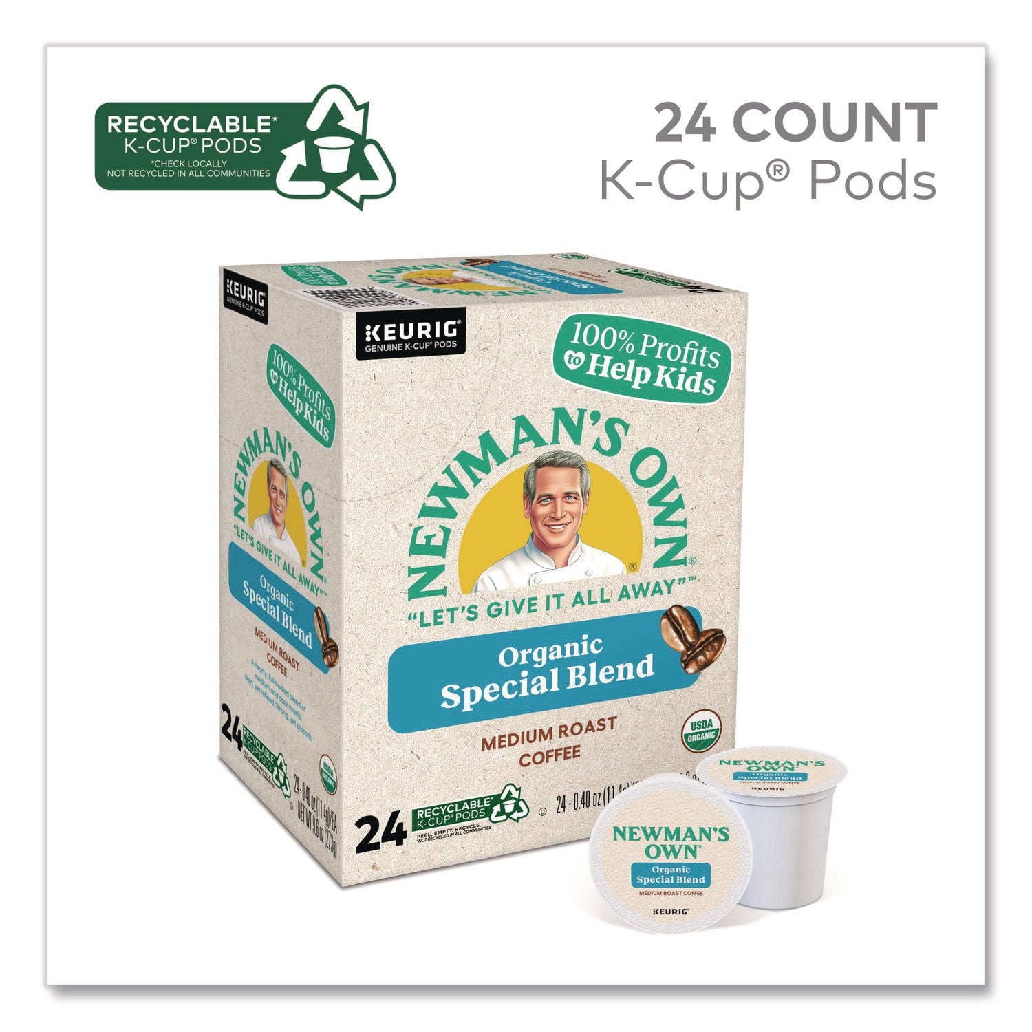 Compatible with Keurig Brewer - American - Medium - K-Cup, Pod - Special Blend - Kosher - 24 / Box