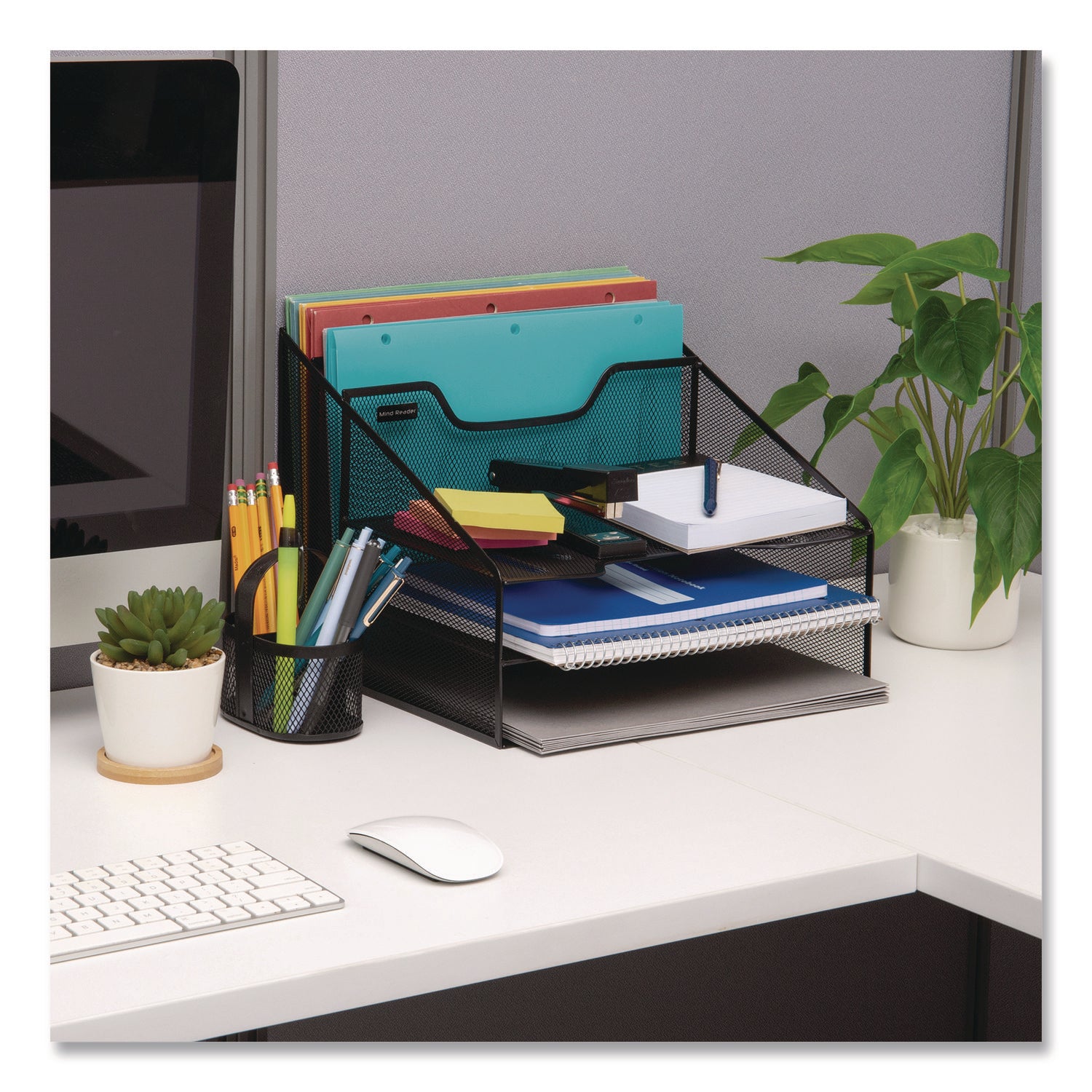 ORGANIZER,MESH,METAL,FILE