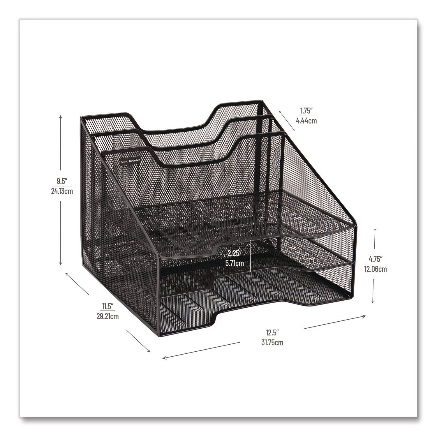 ORGANIZER,MESH,METAL,FILE
