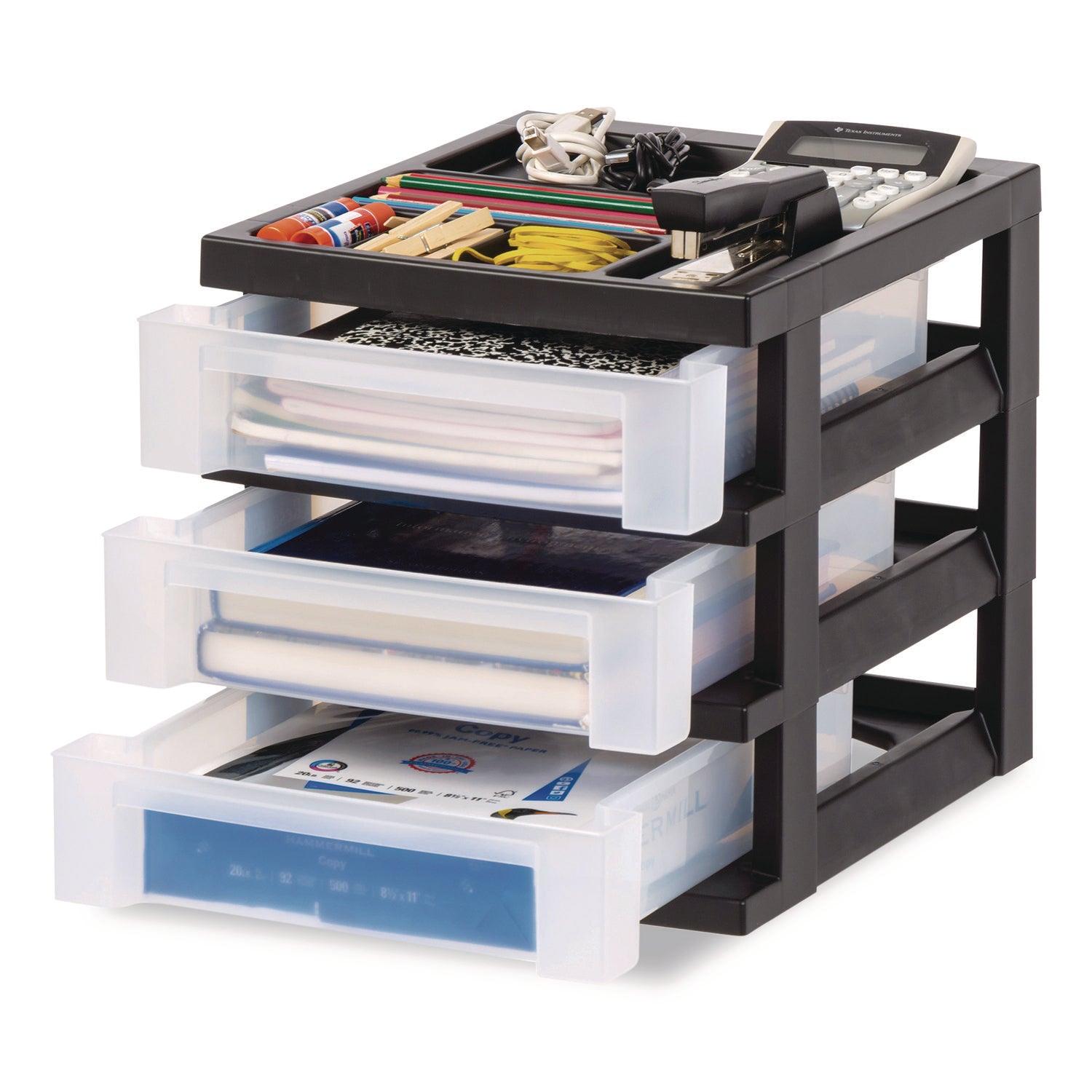 ORGANIZER,3DRAWER,DESKTOP