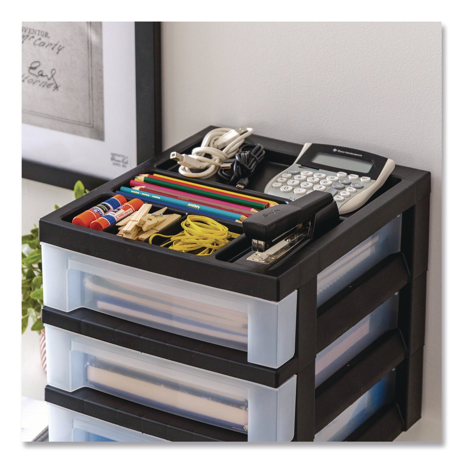 ORGANIZER,3DRAWER,DESKTOP
