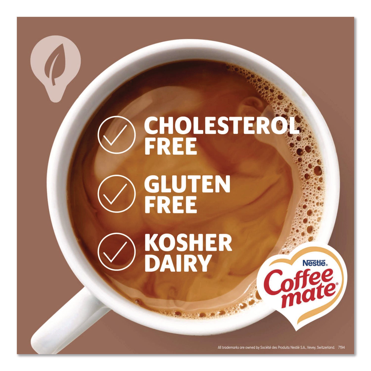 Coffee mate Oat Milk Vanilla Liquid Creamer Singles, Vanilla Flavor, 50/Box, 4 Boxes per Carton