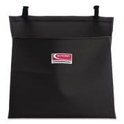 Amenity Bag for Suncast Commercial Full-Size and Compact-Size Housekeeping Carts, 2 gal, 19.5" x 1.51" x 21.36", Black