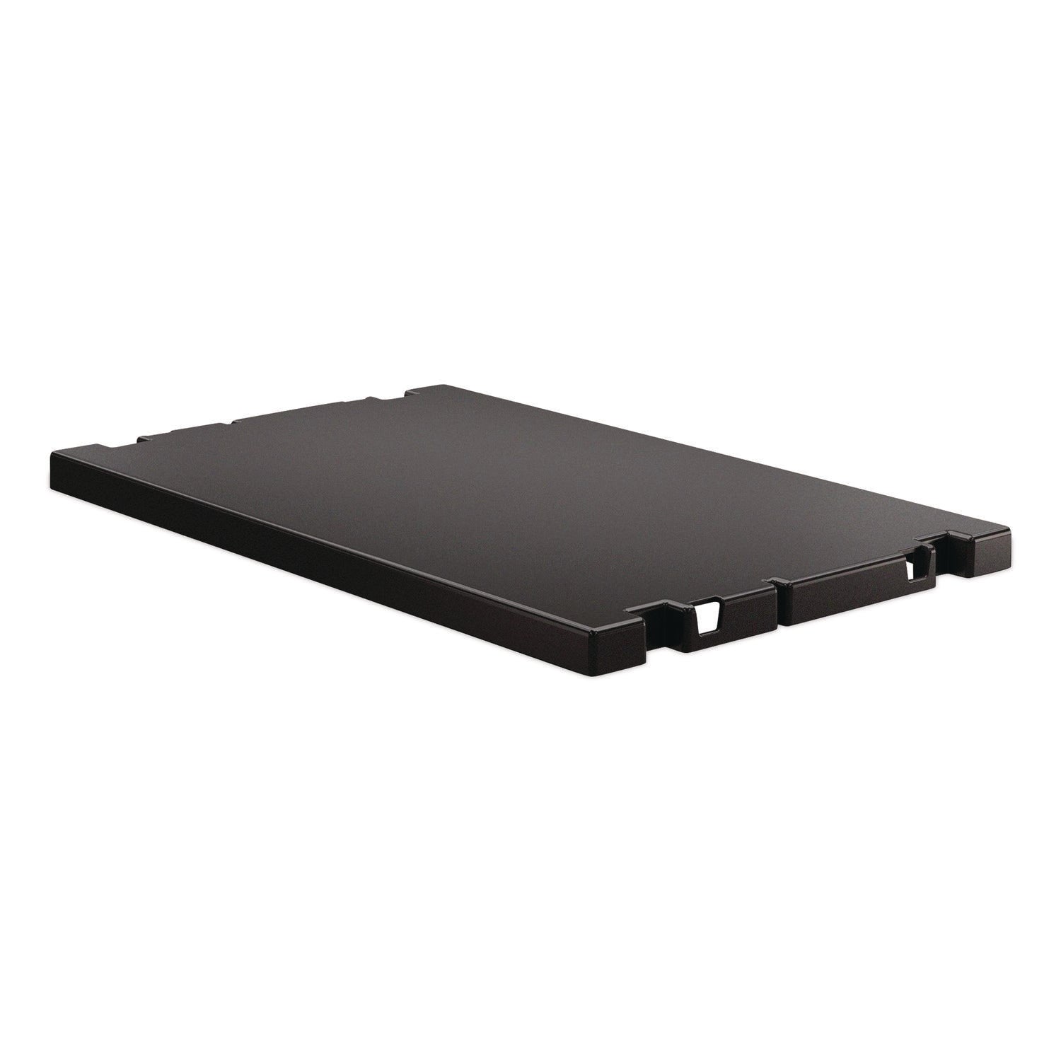 Adjustable Shelf for Suncast Commercial Full-Size Housekeeping Carts HKC1000/HKC2000, Plastic, Black
