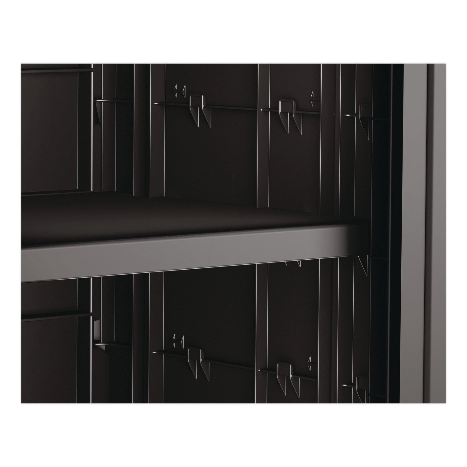 Adjustable Shelf for Suncast Commercial Full-Size Housekeeping Carts HKC1000/HKC2000, Plastic, Black