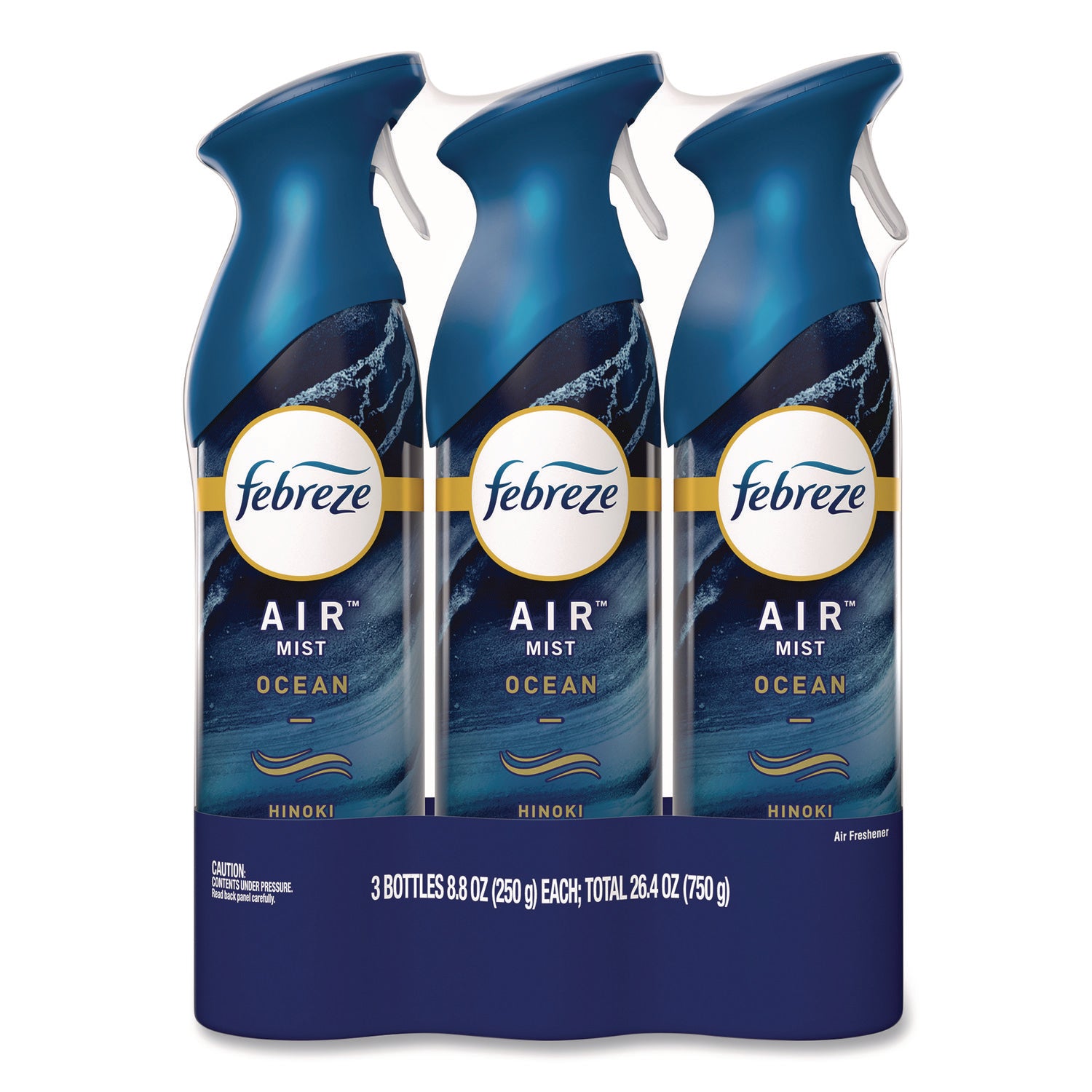 Febreze Air Freshener Spray, Ocean Scent, 8.8 fl oz, 3 Pack