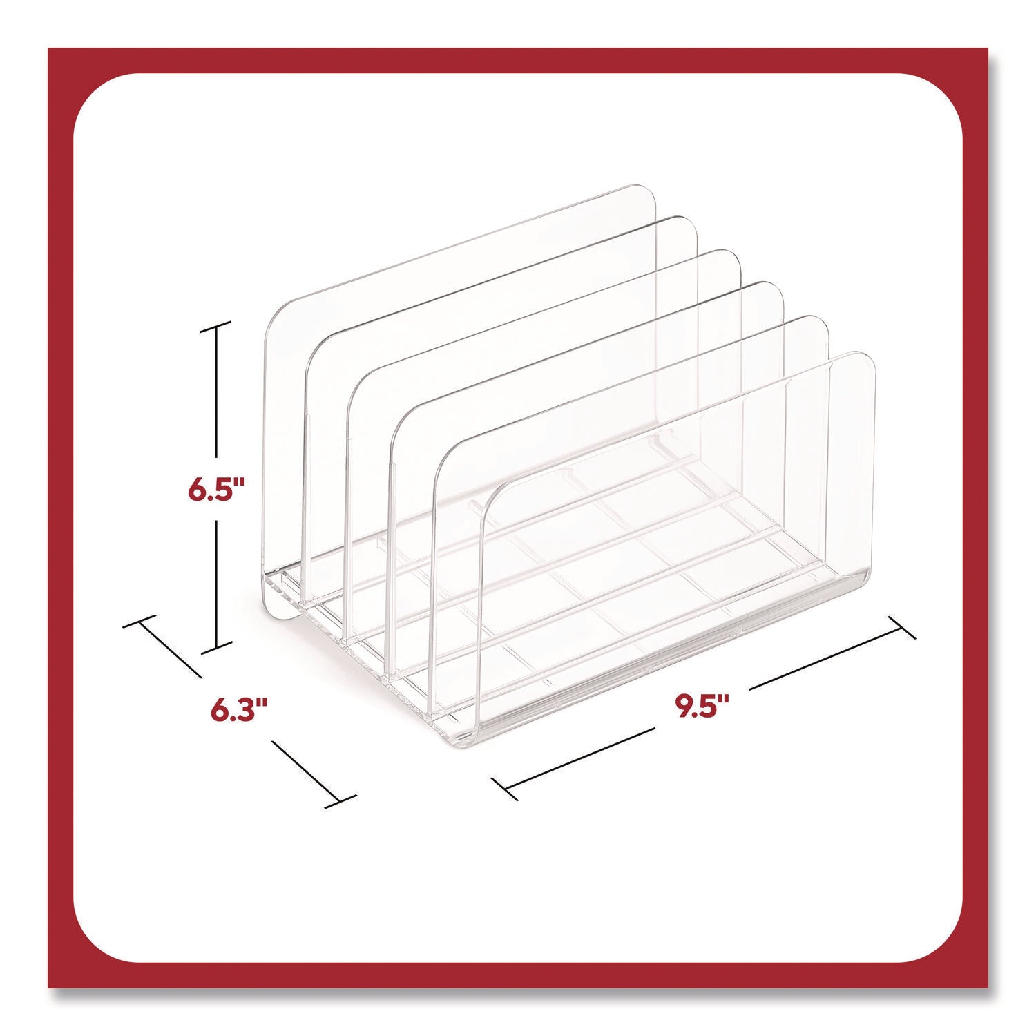 ORGANIZER,DESK,INCLNE,CLR