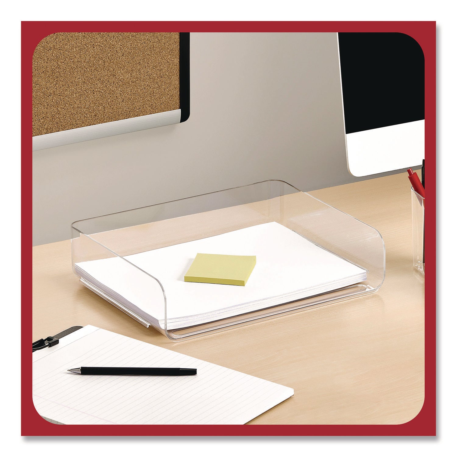 TRAY,TRED,LETTER,1PK,CLR