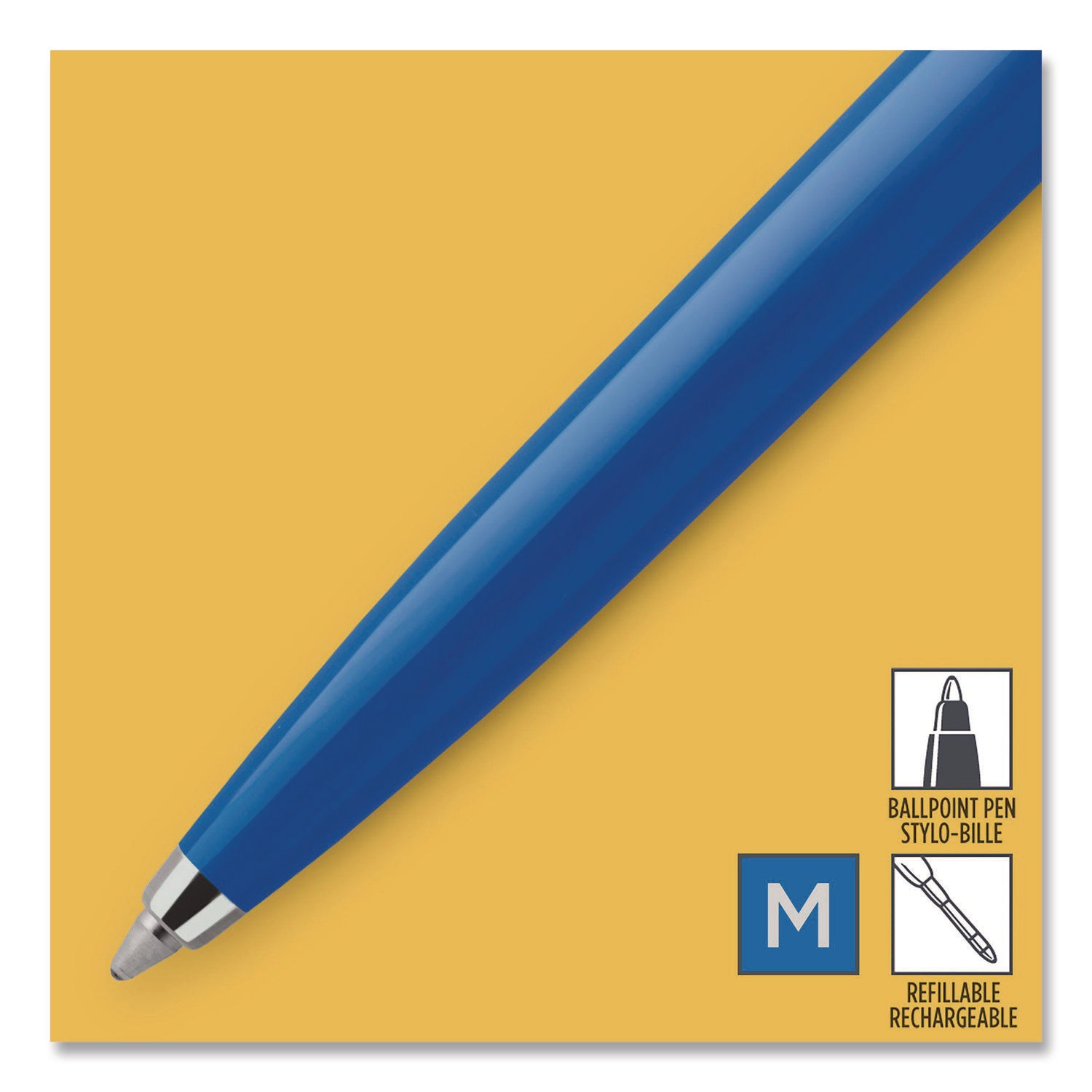 Medium Pen Point - Blue Ink - 1 Each