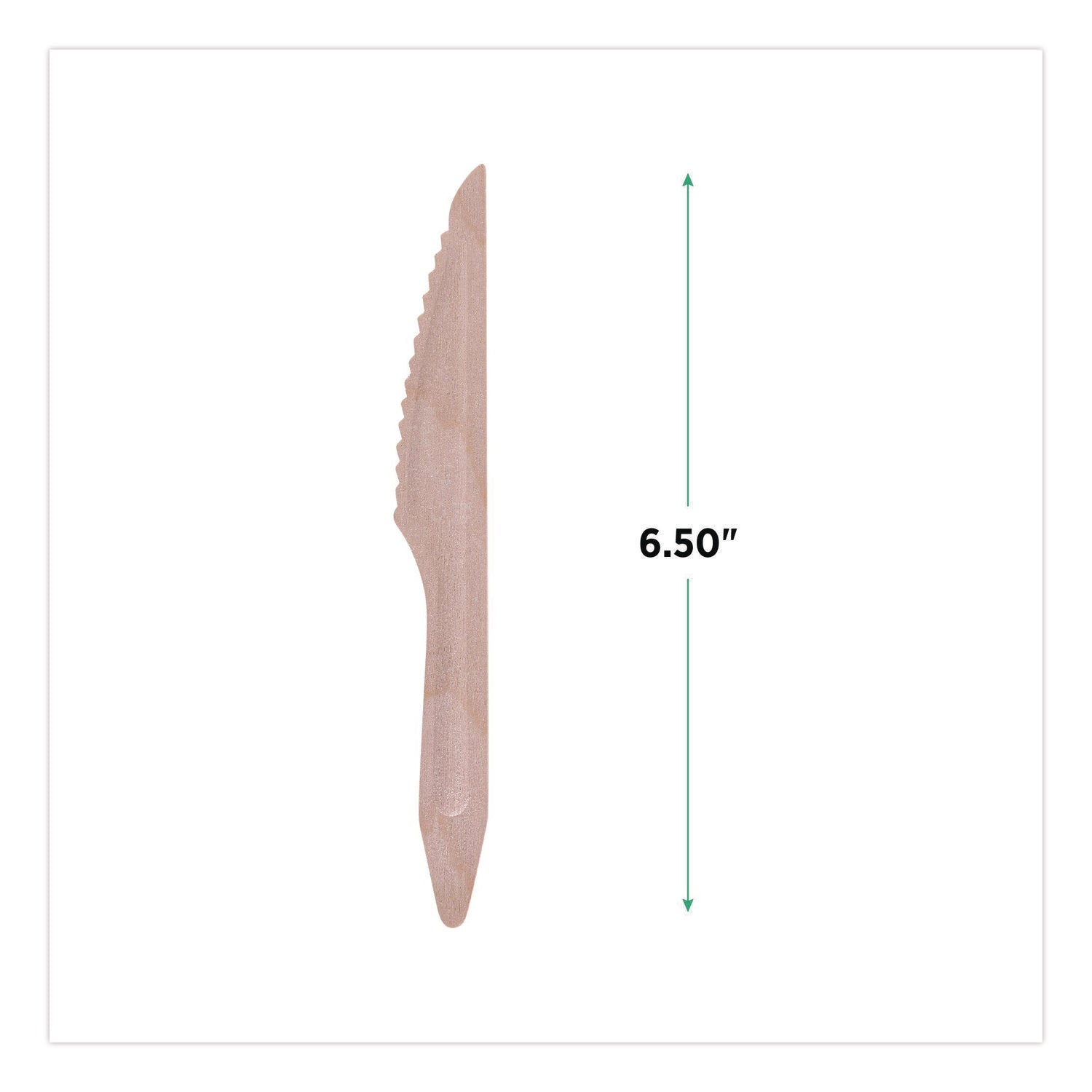 Wood Cutlery, General Purpose Knife, Natural, 500/Carton