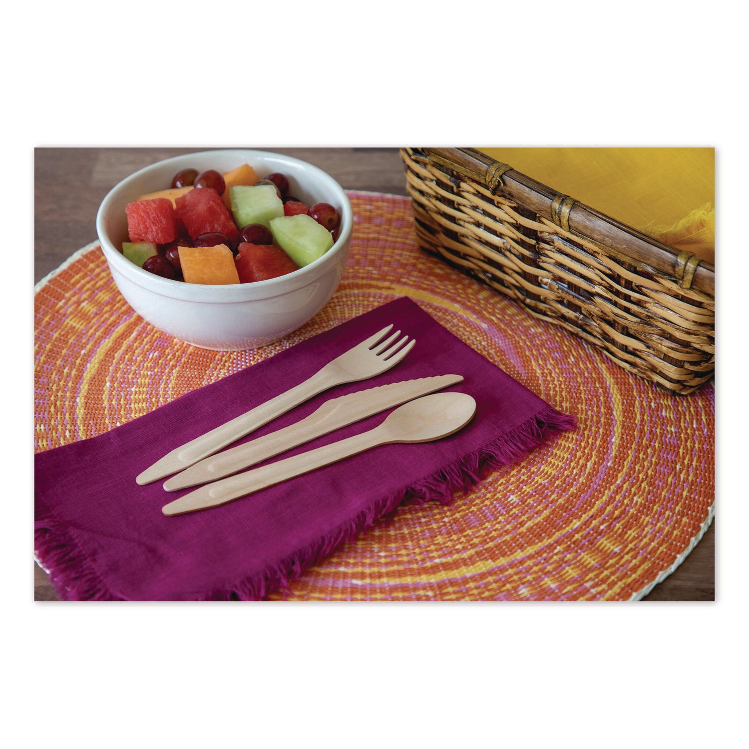 Wood Cutlery, General Purpose Spoon, Natural, 500/Carton