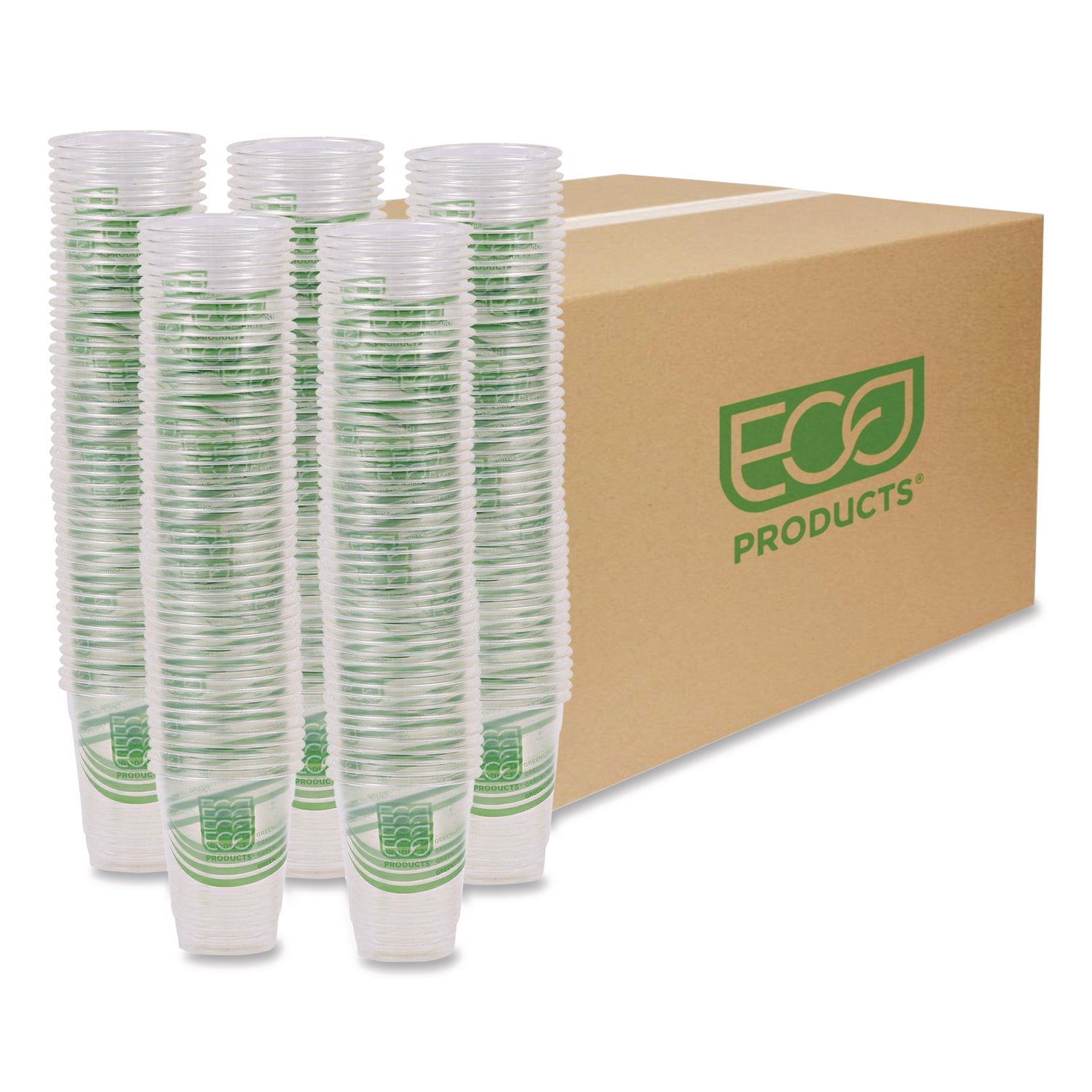 9 fl oz - Clear - Polylactic Acid (PLA) - Cold Drink - 50/Pack - 20 / Carton