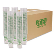GreenStripe PLA Cold Cups, 10 oz, Plastic, Clear, 1,000/Carton
