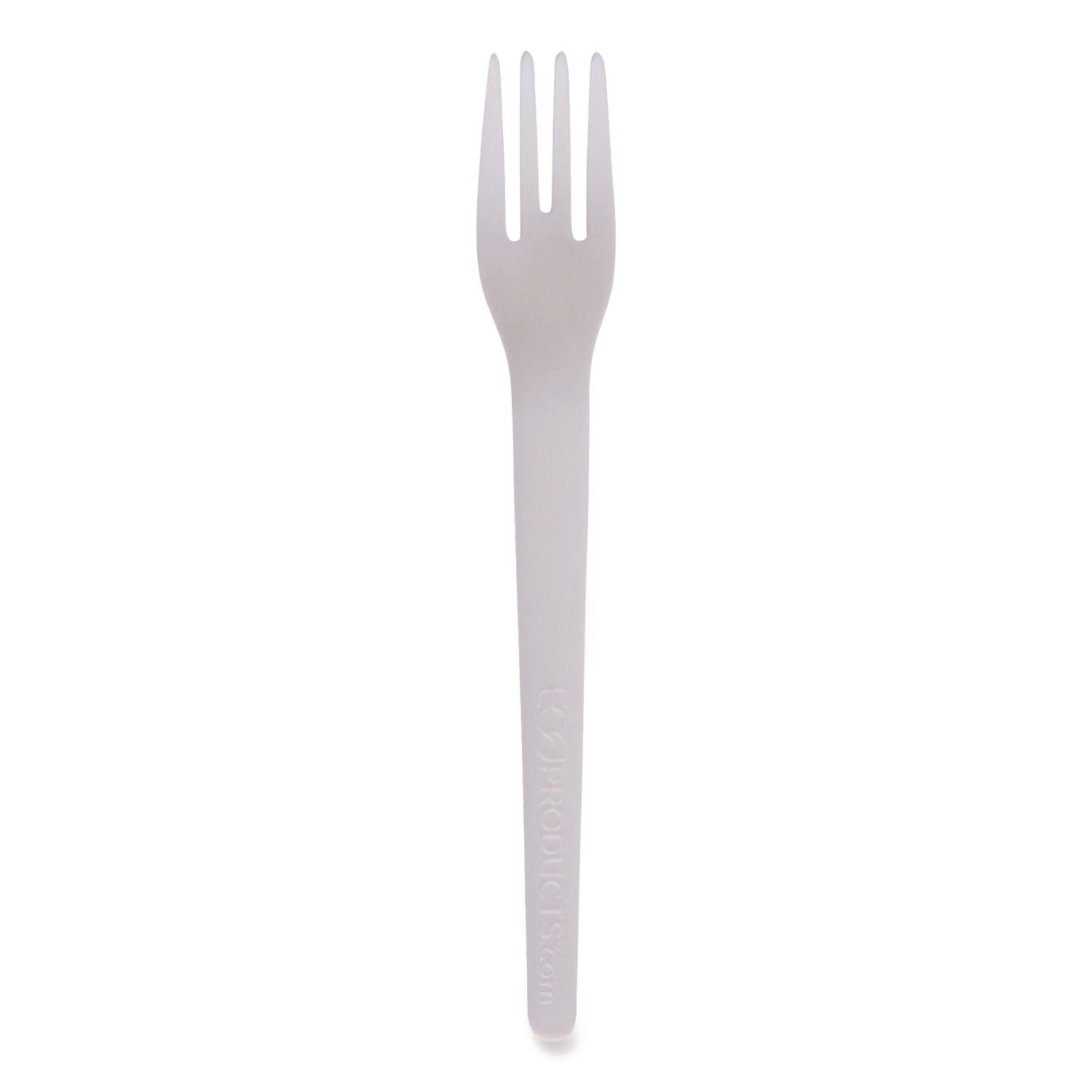 1 Piece(s) - Fork - 1 x Fork - Disposable - Pearl White - 50/Pack - 20 / Carton