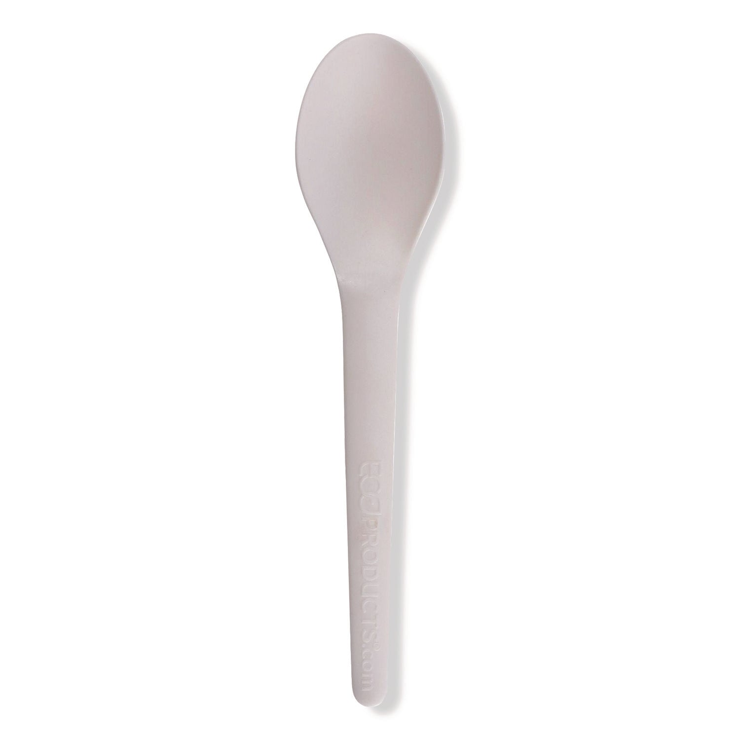 1 Piece(s) - Spoon - 1 x Spoon - Disposable - Pearl White - 50/Pack - 20 / Carton