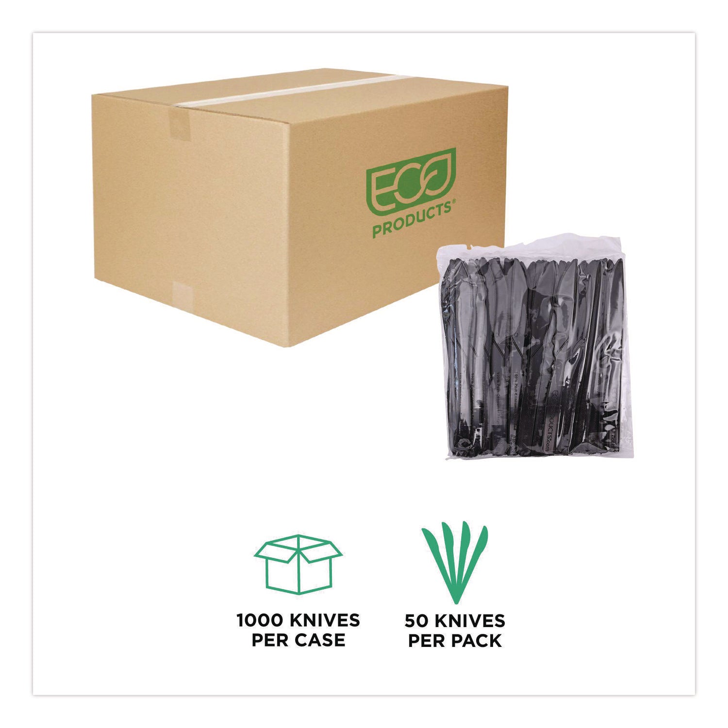 Black - 50/Pack - 20 / Carton