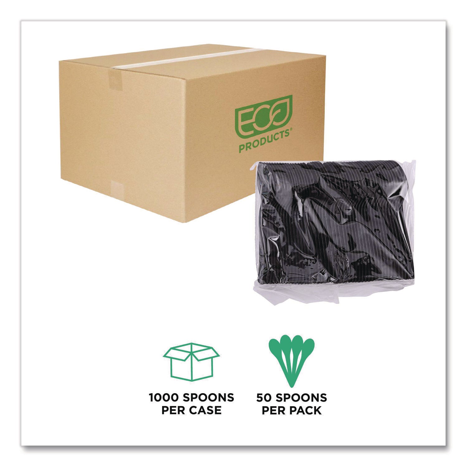 Black - 50/Pack - 20 / Carton