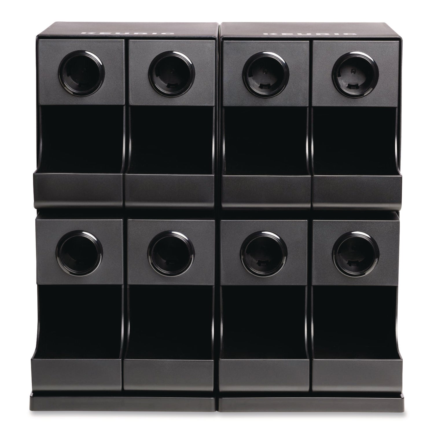 Keurig K-Cup Modular Merchandiser - 8 x Coffee/Tea Pod - Black - Plastic - 1 Each